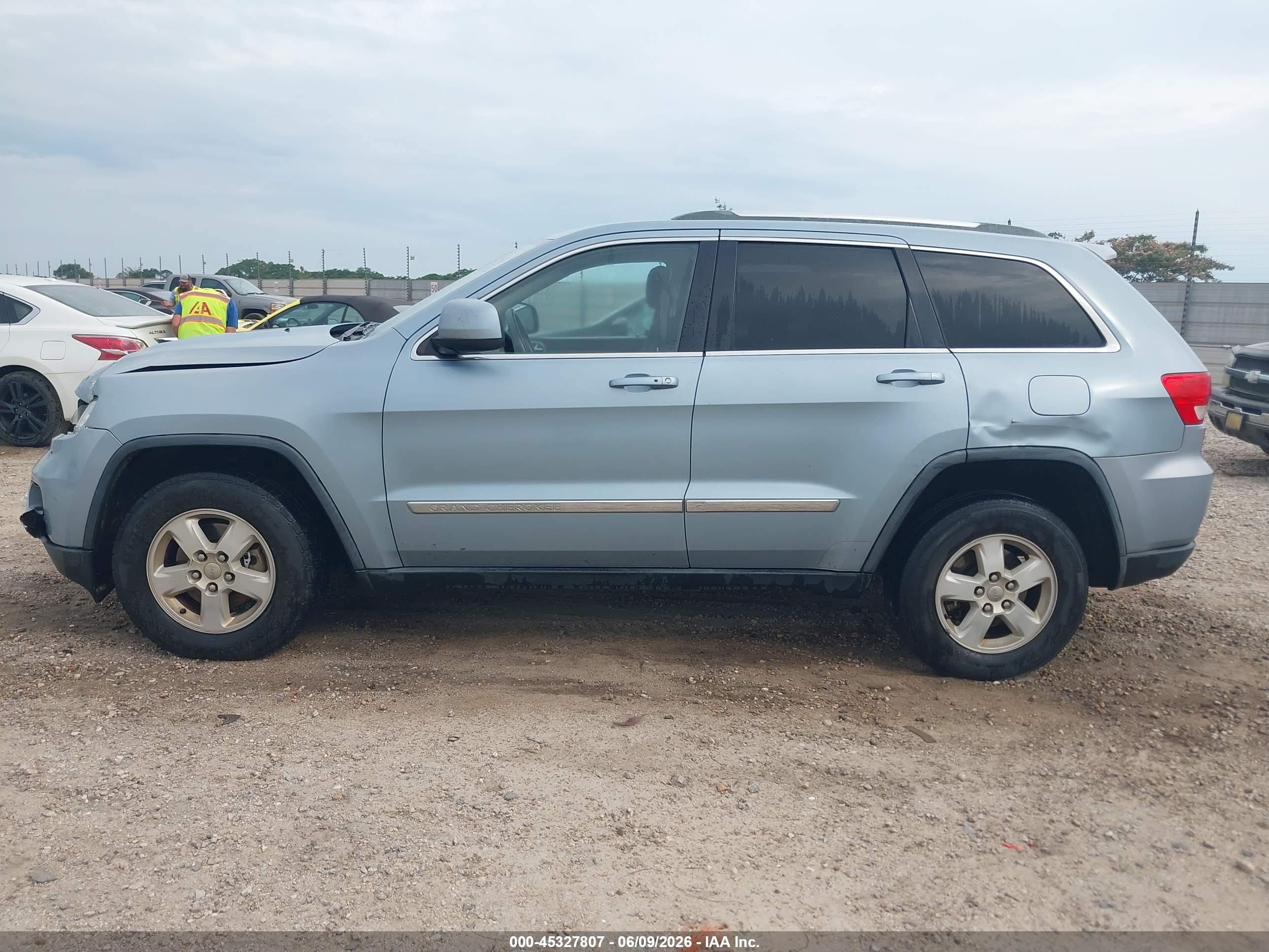 2012 Jeep Grand Cherokee Laredo Light Blue vin: 1C4RJEAG1CC227939