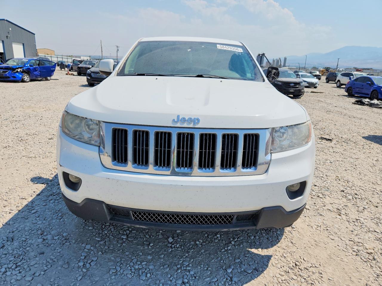 2013 Jeep Grand Cherokee Laredo Белый vin: 1C4RJEAG1DC514196