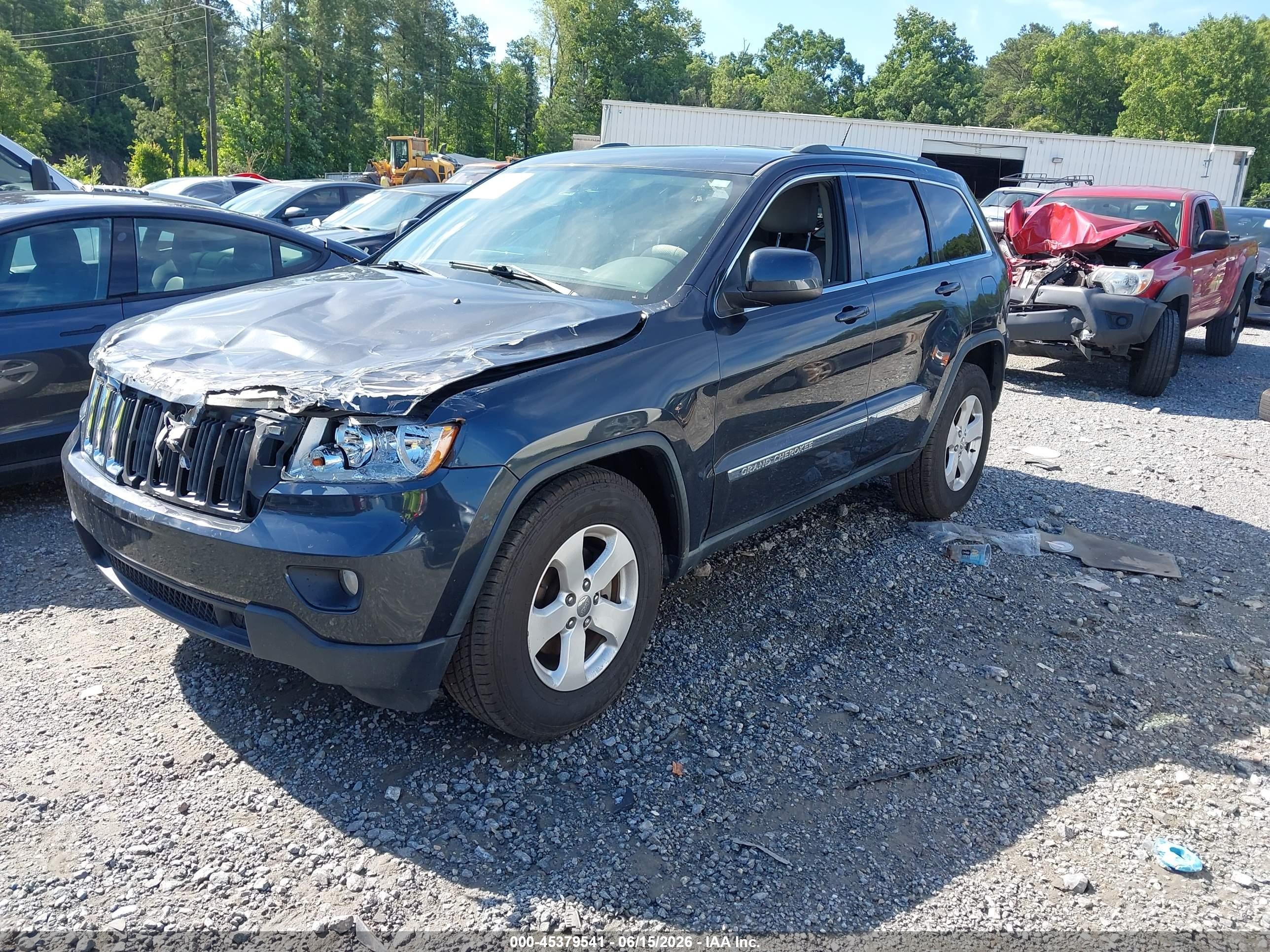 2013 Jeep Grand Cherokee Laredo Черный vin: 1C4RJEAG1DC643345