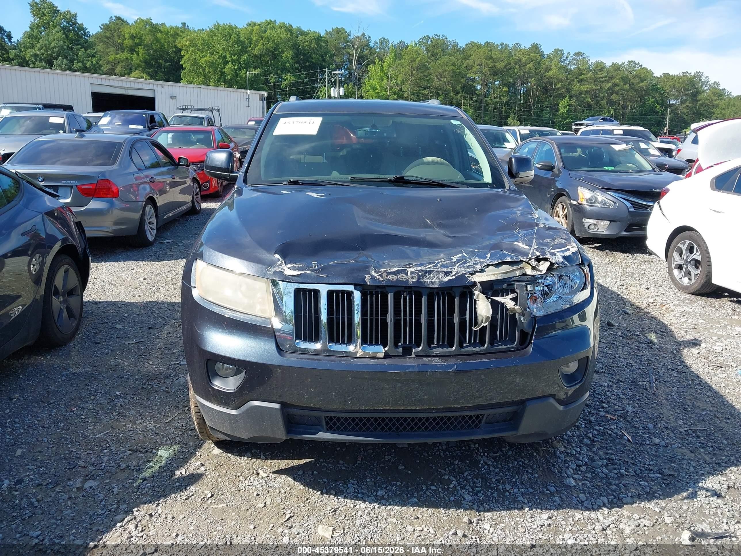 2013 Jeep Grand Cherokee Laredo Черный vin: 1C4RJEAG1DC643345