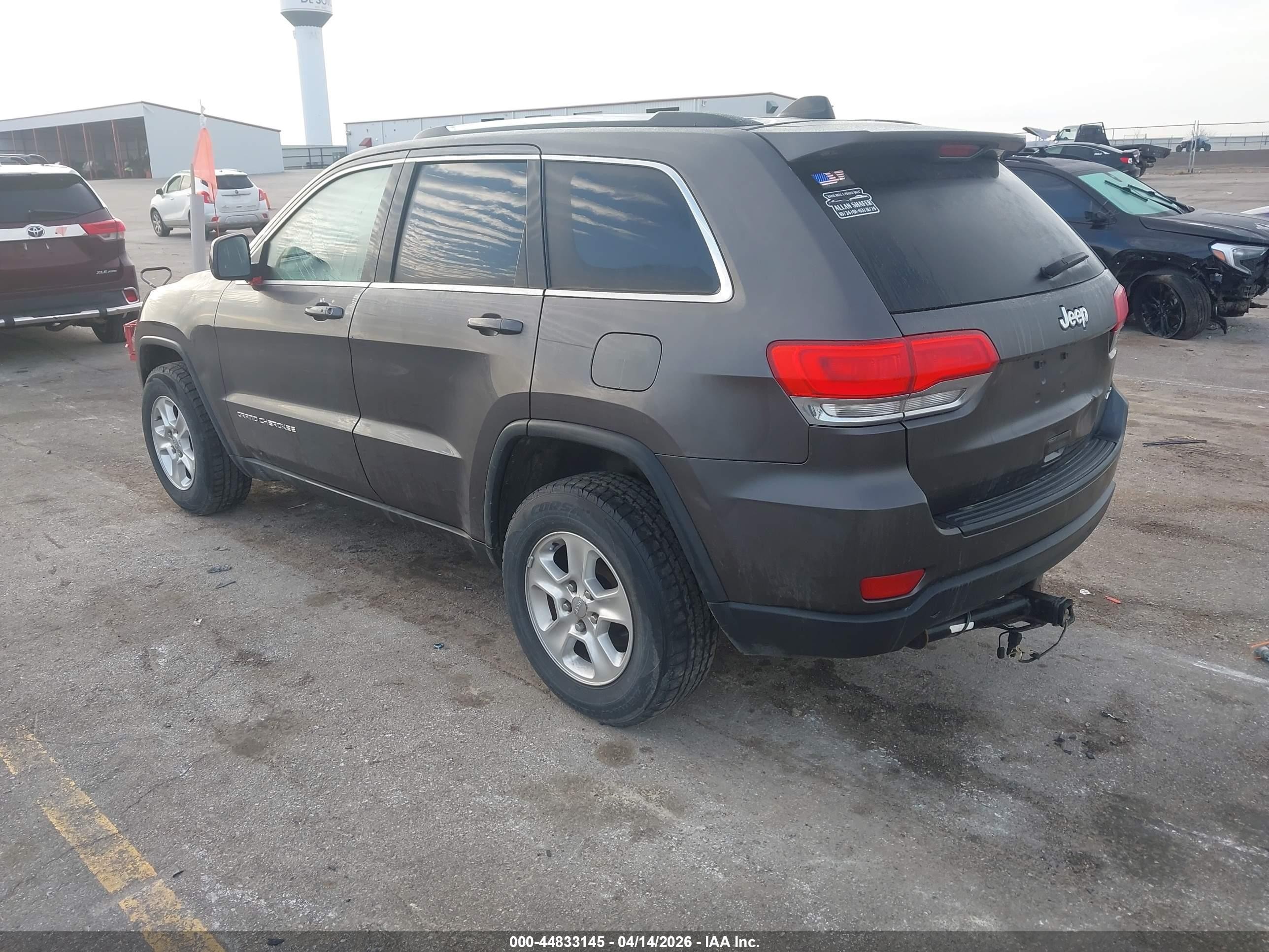 2014 Jeep Grand Cherokee Laredo Brown vin: 1C4RJEAG1EC179510