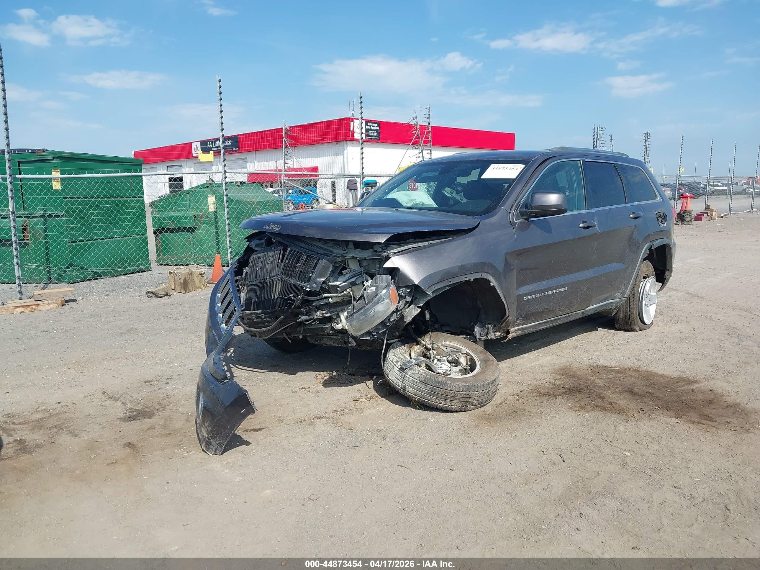 2014 Jeep Grand Cherokee Laredo Gray vin: 1C4RJEAG1EC206950