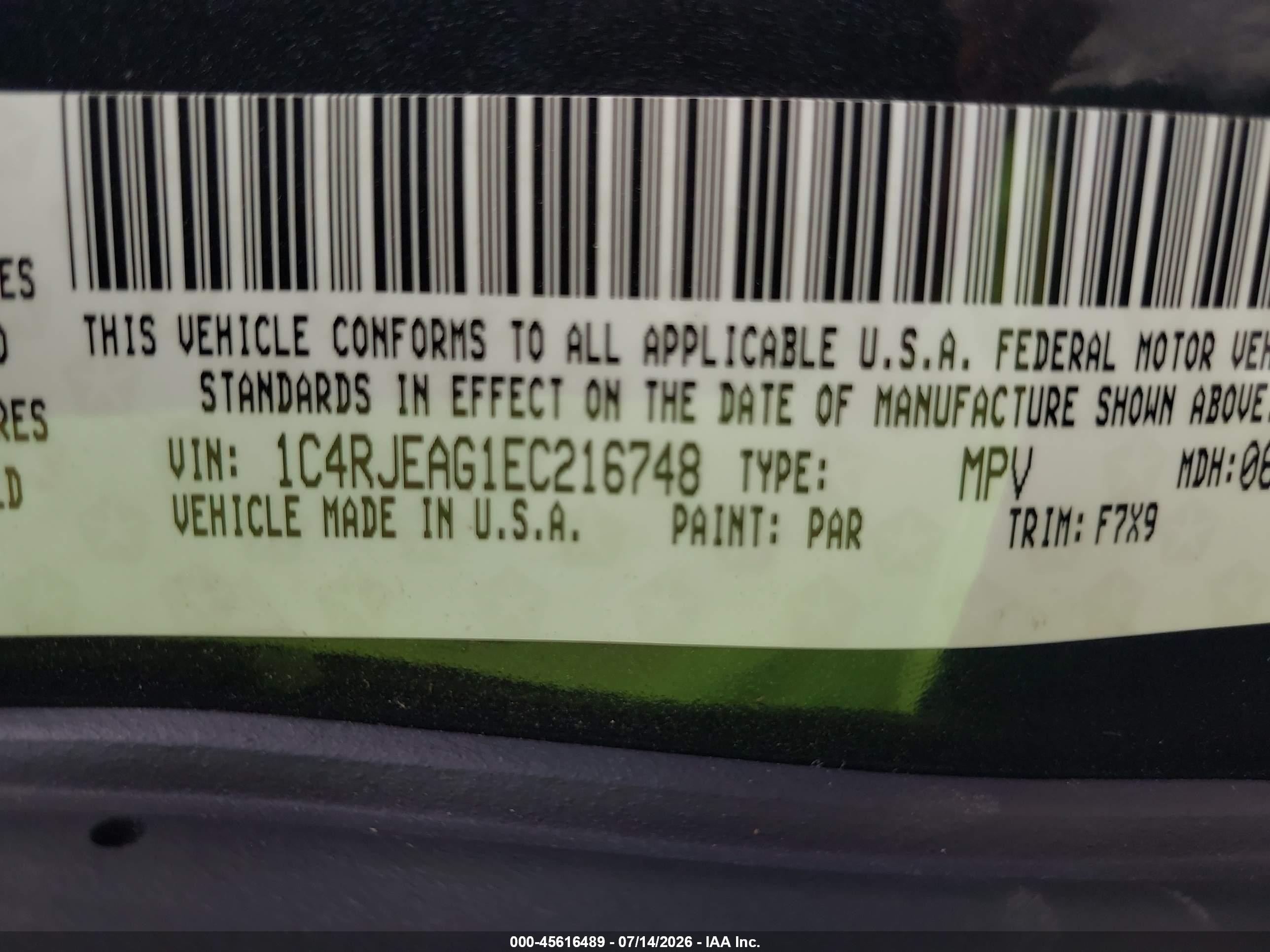 2014 Jeep Grand Cherokee Laredo Gray vin: 1C4RJEAG1EC216748