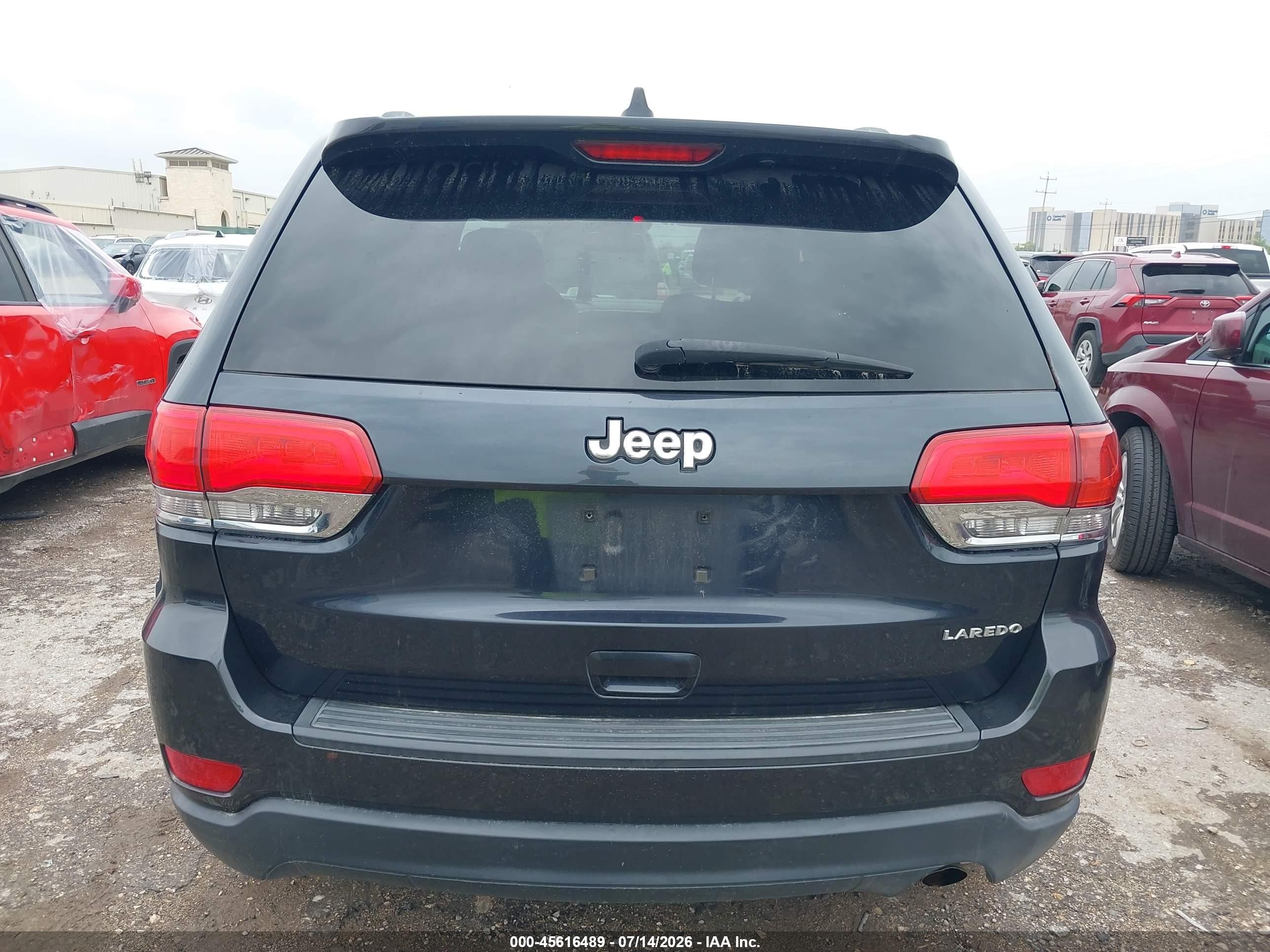 2014 Jeep Grand Cherokee Laredo Gray vin: 1C4RJEAG1EC216748
