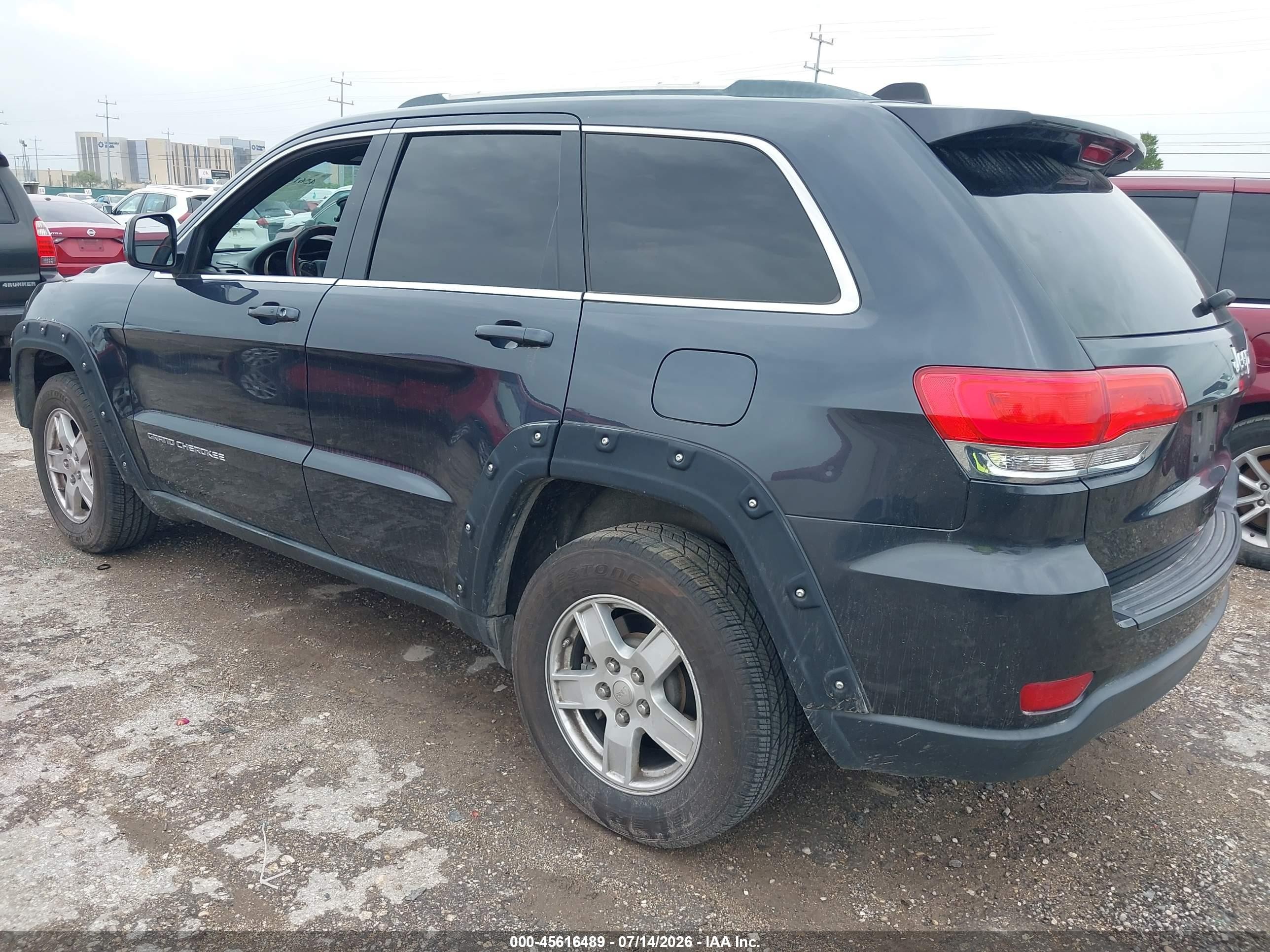 2014 Jeep Grand Cherokee Laredo Gray vin: 1C4RJEAG1EC216748