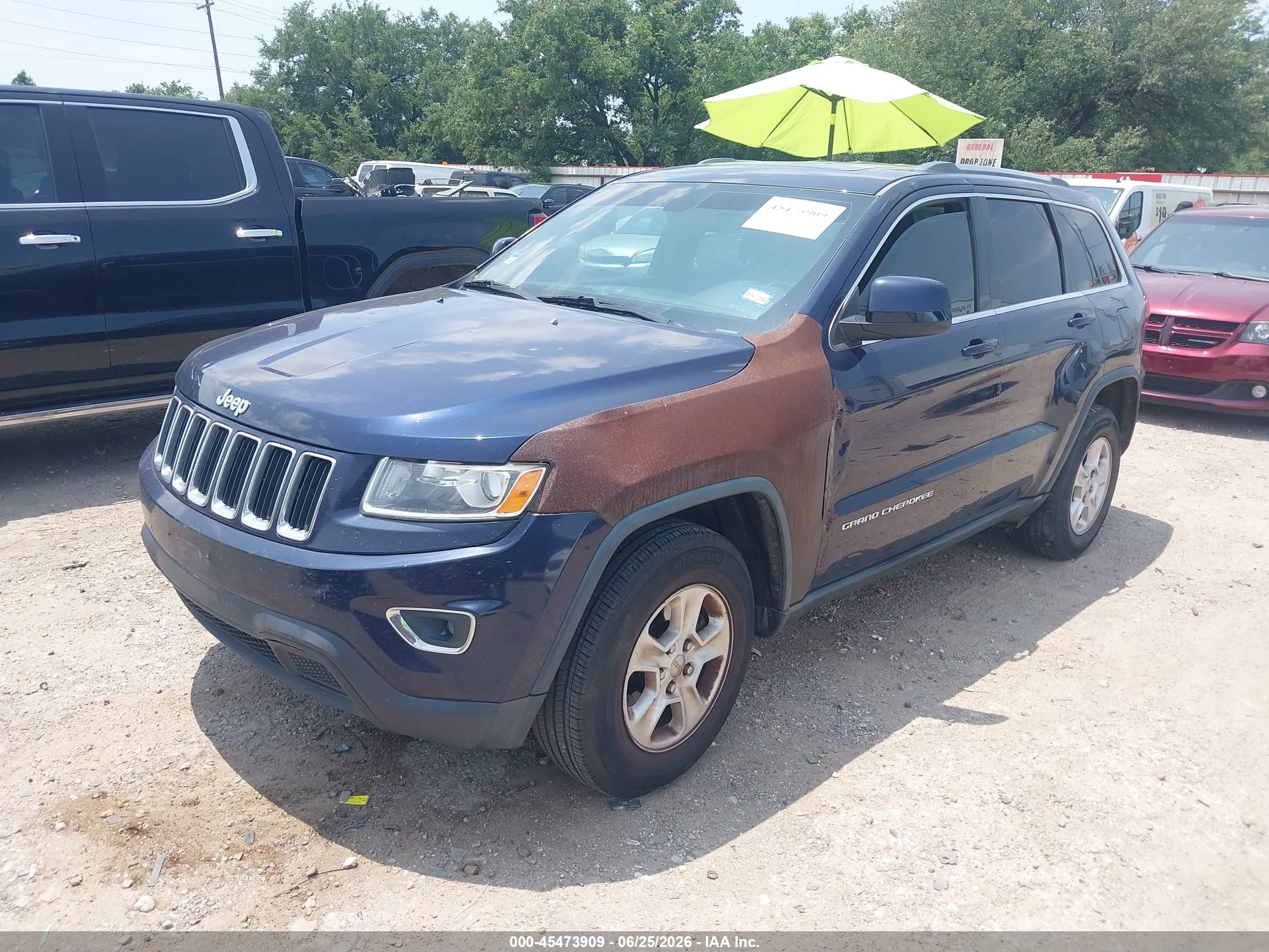 2014 Jeep Grand Cherokee Laredo Blue vin: 1C4RJEAG1EC270809