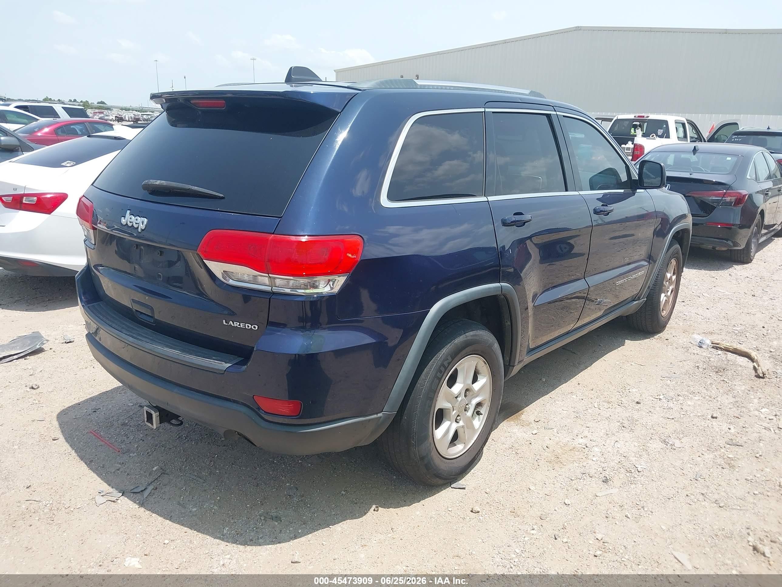 2014 Jeep Grand Cherokee Laredo Blue vin: 1C4RJEAG1EC270809