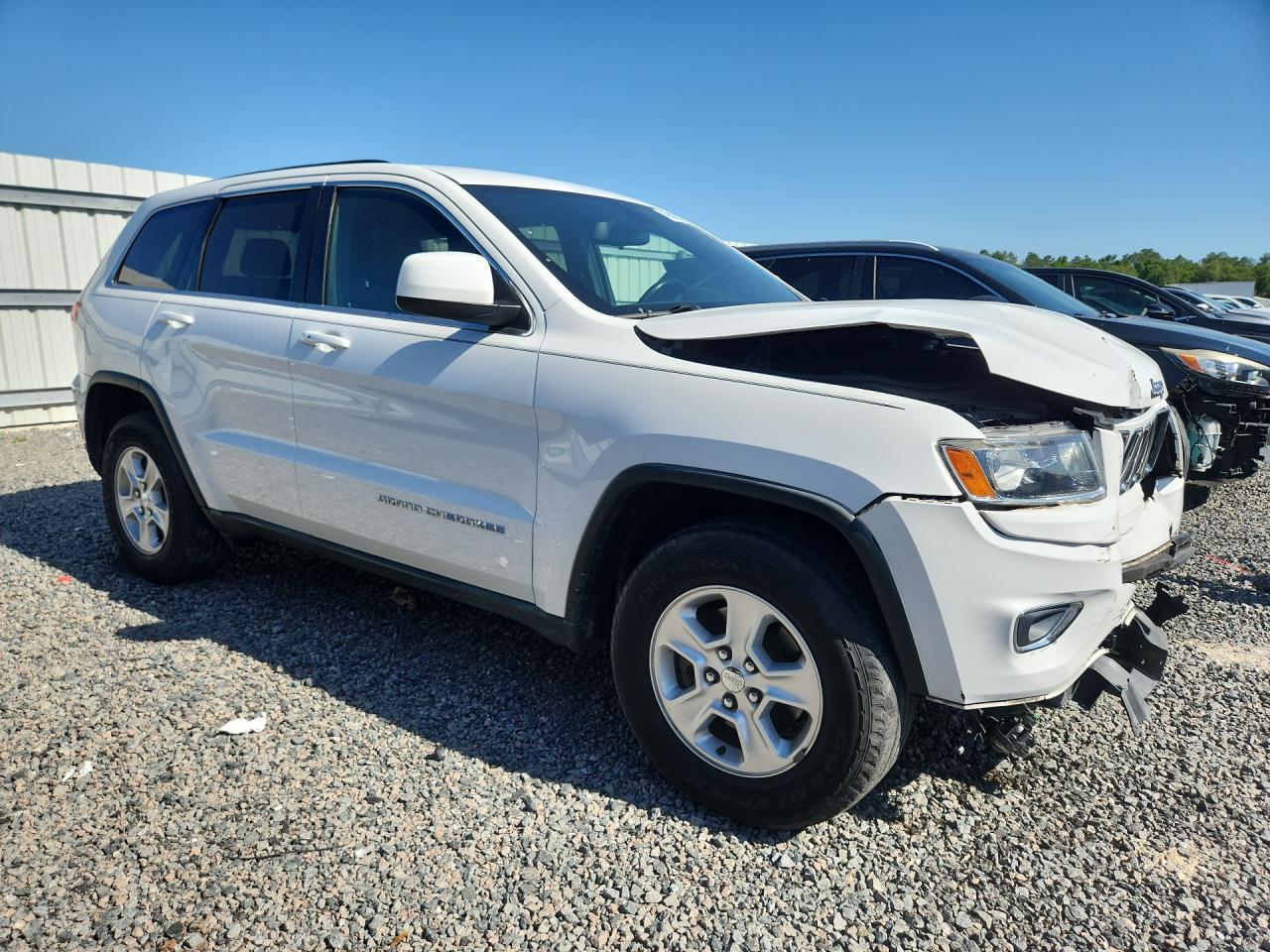 2014 Jeep Grand Cherokee Laredo Белый vin: 1C4RJEAG1EC387127