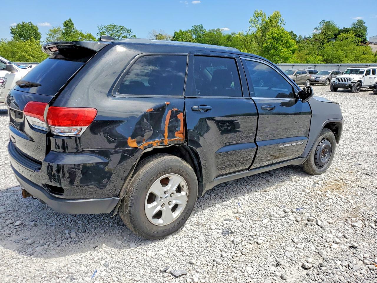 2015 Jeep Grand Cherokee Laredo Black vin: 1C4RJEAG1FC217481