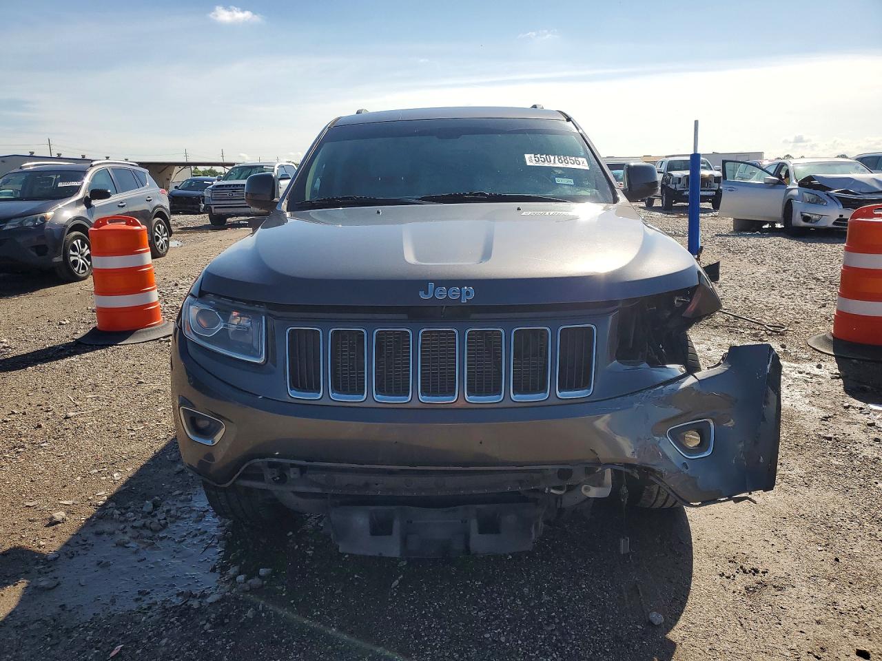 2015 Jeep Grand Cherokee Laredo Gray vin: 1C4RJEAG1FC735445