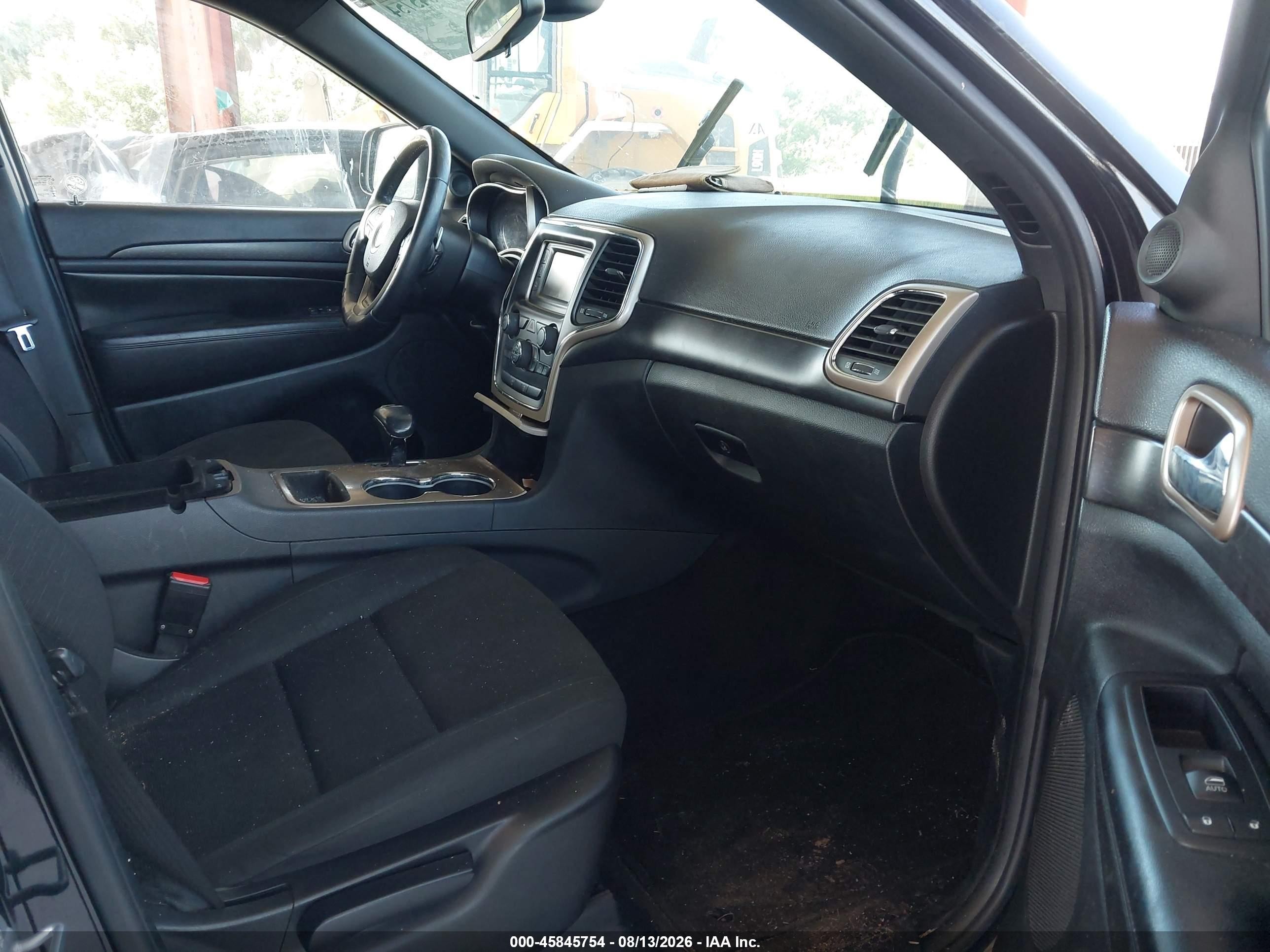 2015 Jeep Grand Cherokee Laredo Black vin: 1C4RJEAG1FC739852