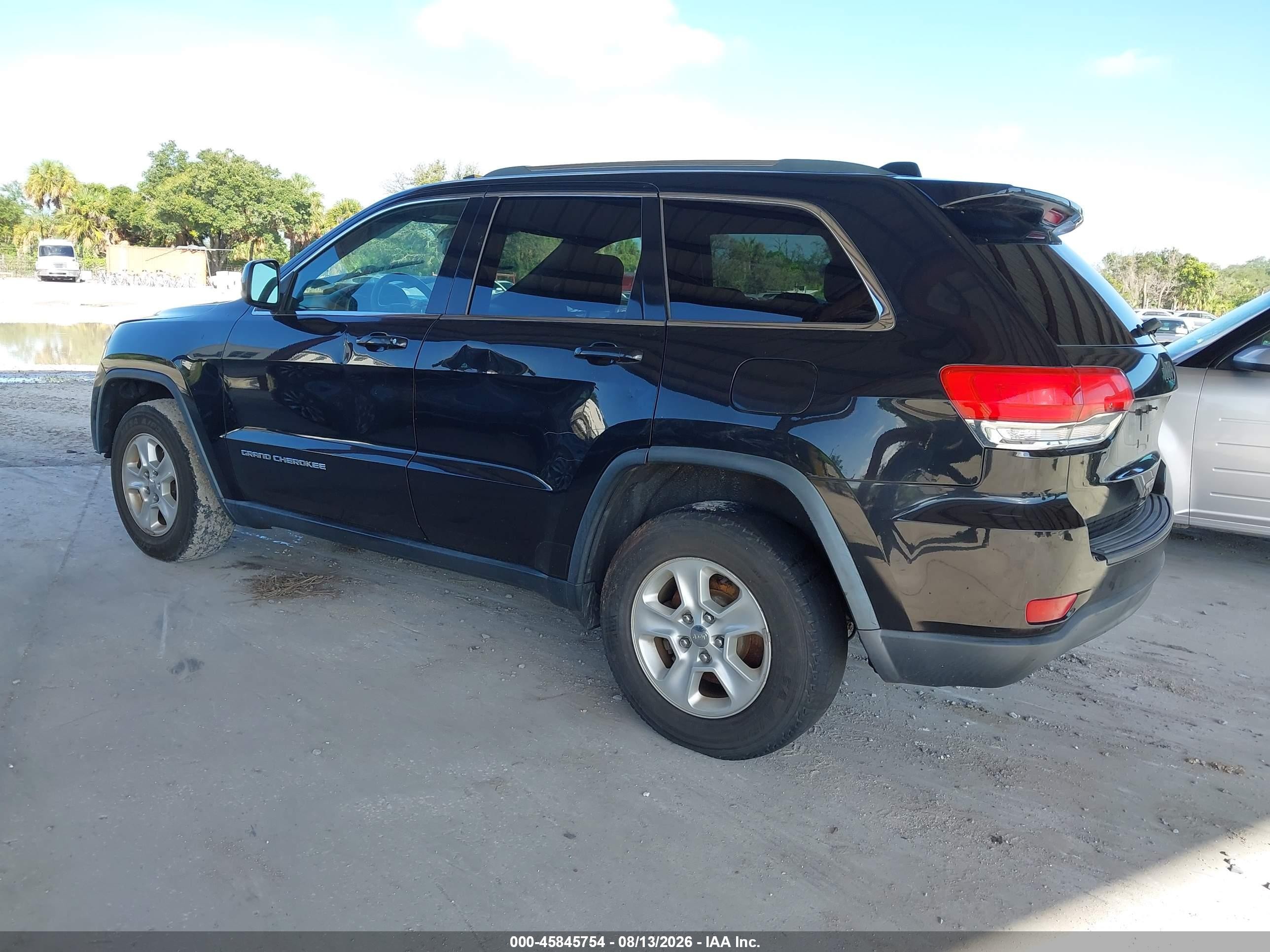 2015 Jeep Grand Cherokee Laredo Black vin: 1C4RJEAG1FC739852