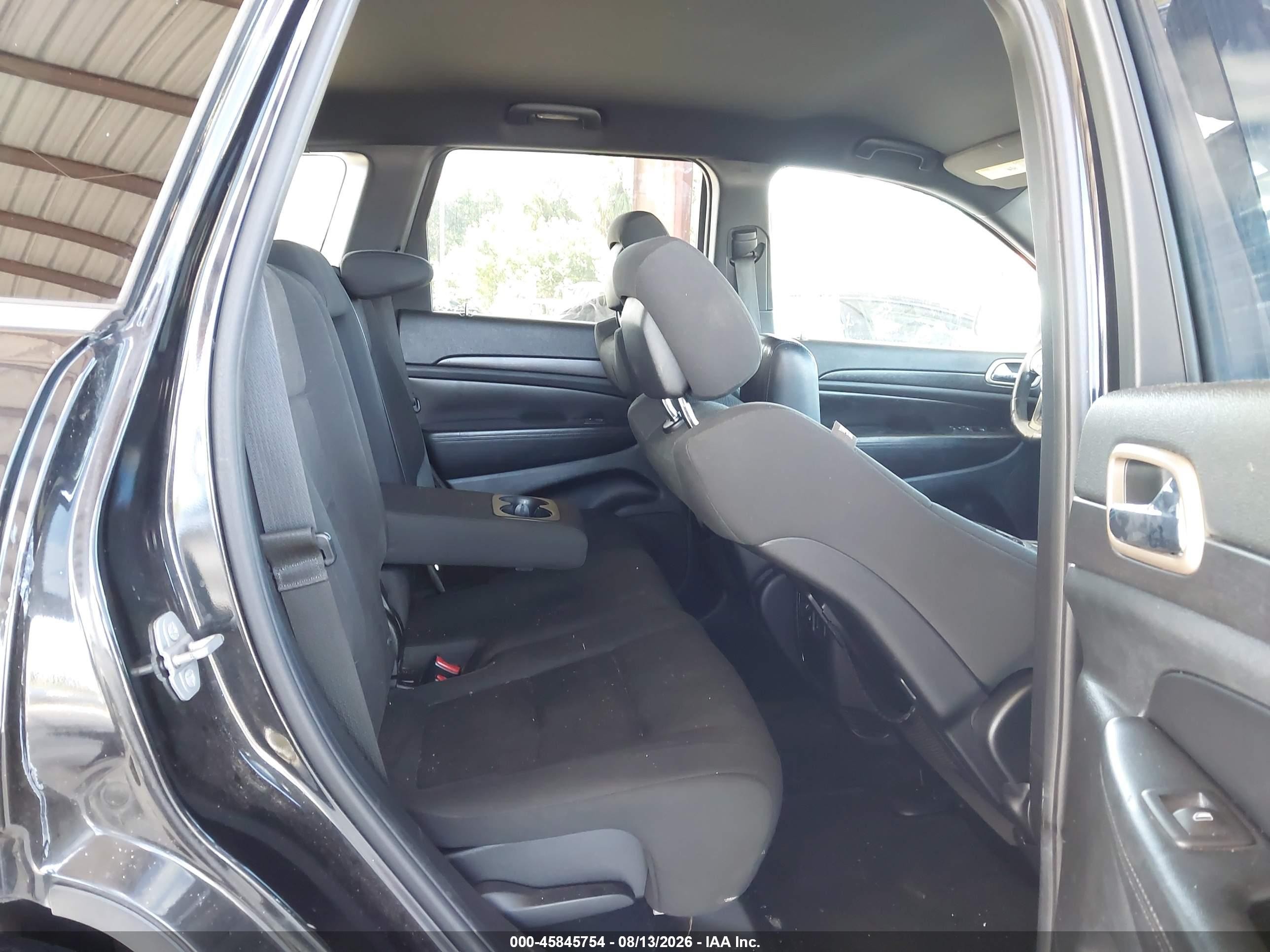2015 Jeep Grand Cherokee Laredo Black vin: 1C4RJEAG1FC739852