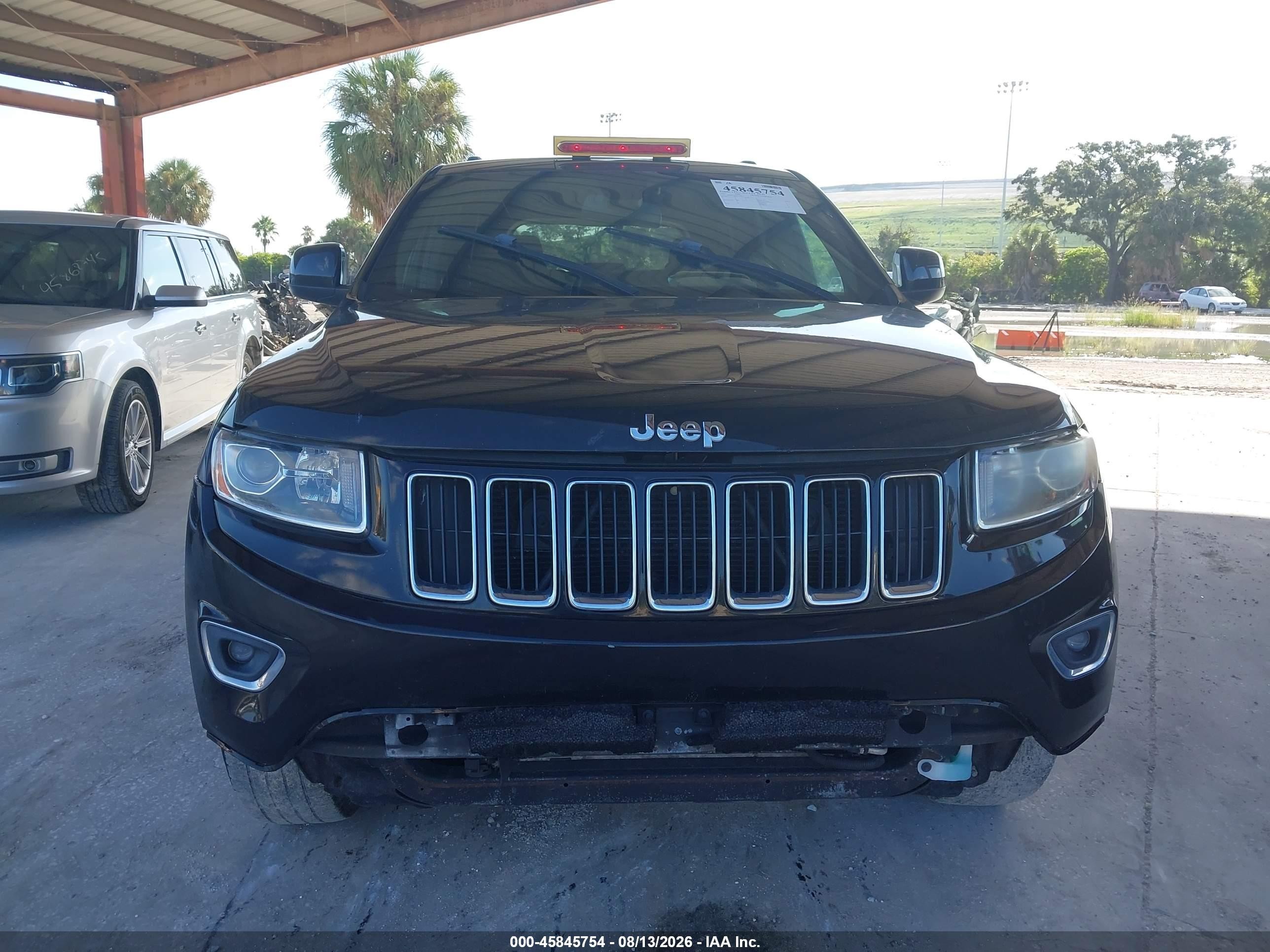 2015 Jeep Grand Cherokee Laredo Black vin: 1C4RJEAG1FC739852