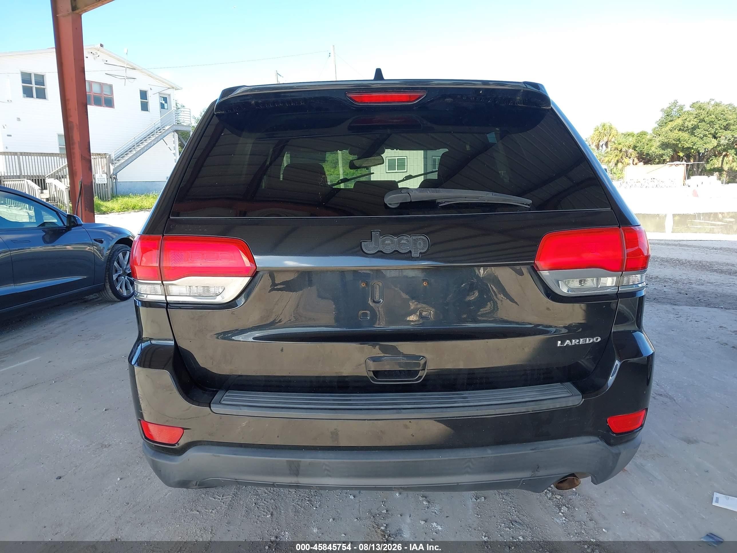 2015 Jeep Grand Cherokee Laredo Black vin: 1C4RJEAG1FC739852