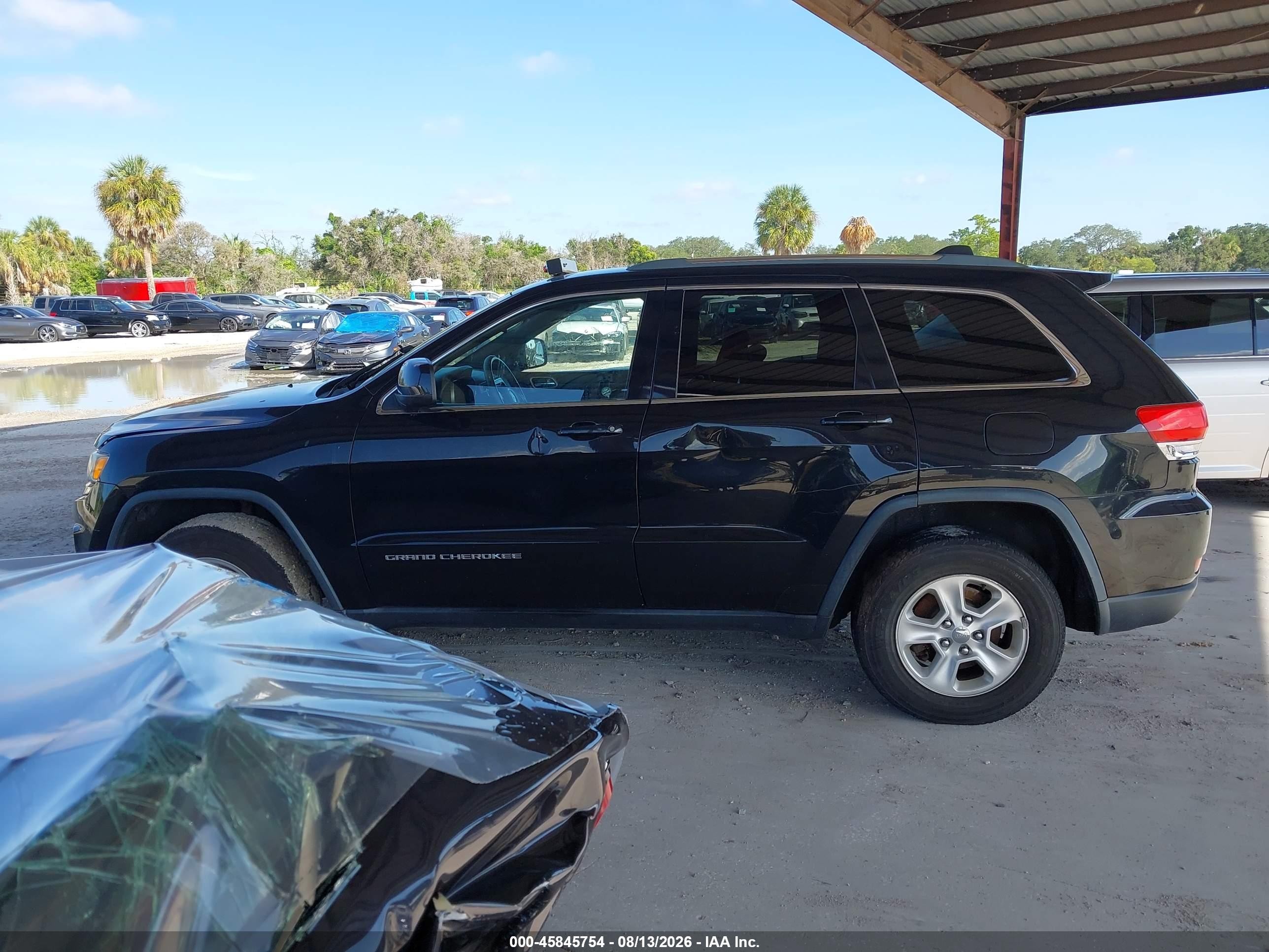2015 Jeep Grand Cherokee Laredo Black vin: 1C4RJEAG1FC739852