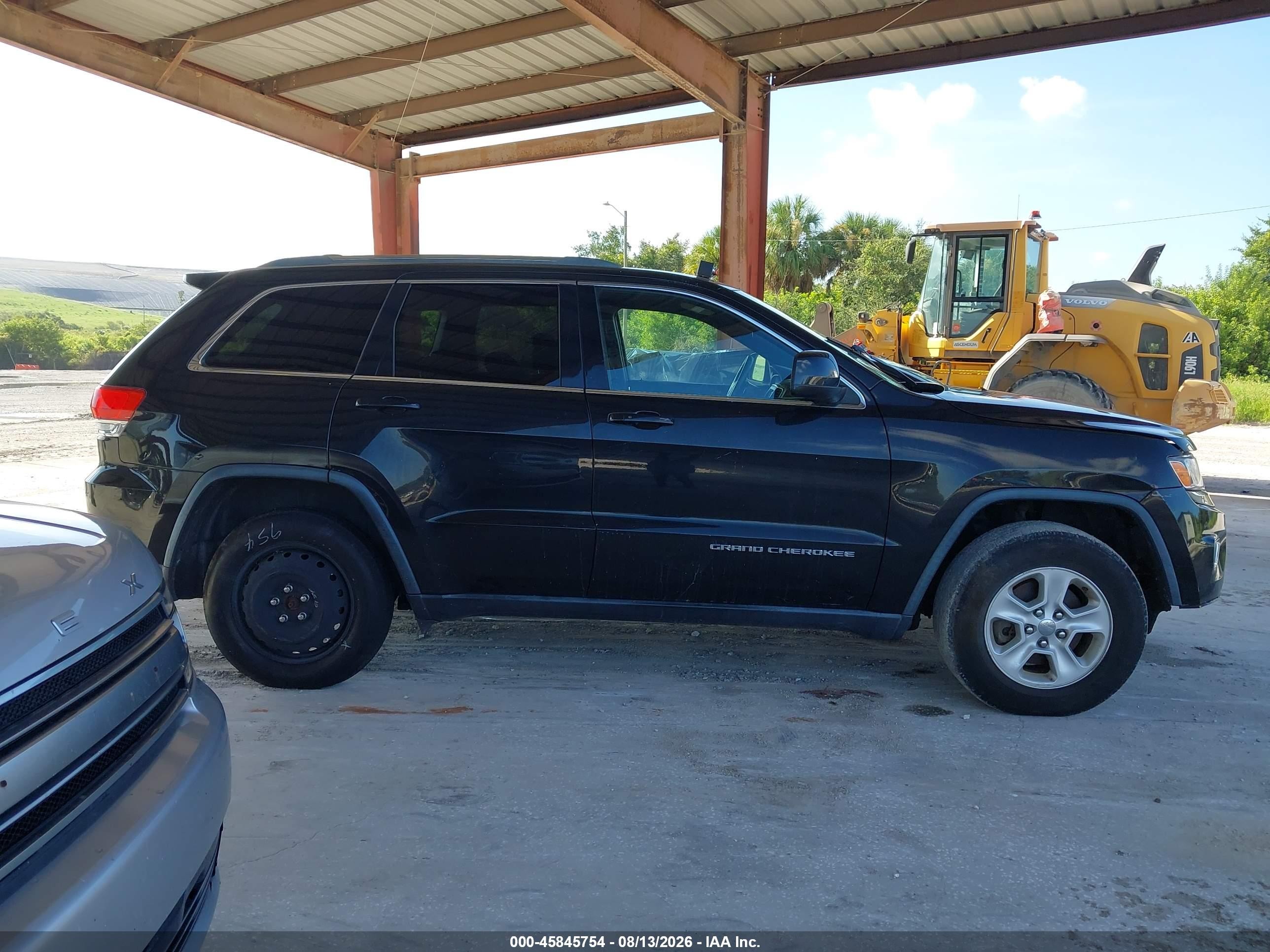 2015 Jeep Grand Cherokee Laredo Black vin: 1C4RJEAG1FC739852