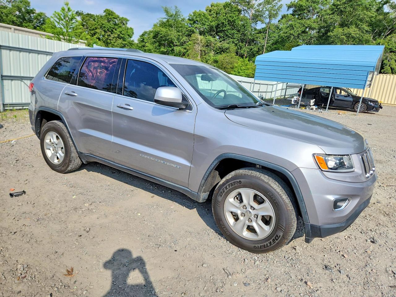 2016 Jeep Grand Cherokee Laredo Silver vin: 1C4RJEAG1GC500903