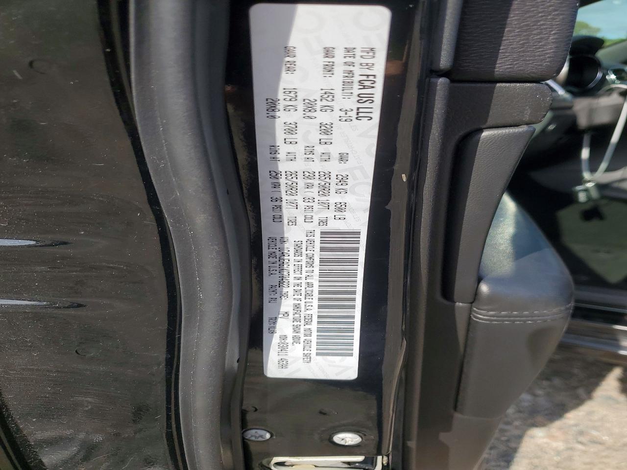 2019 Jeep Grand Cherokee Laredo Black vin: 1C4RJEAG1KC704822