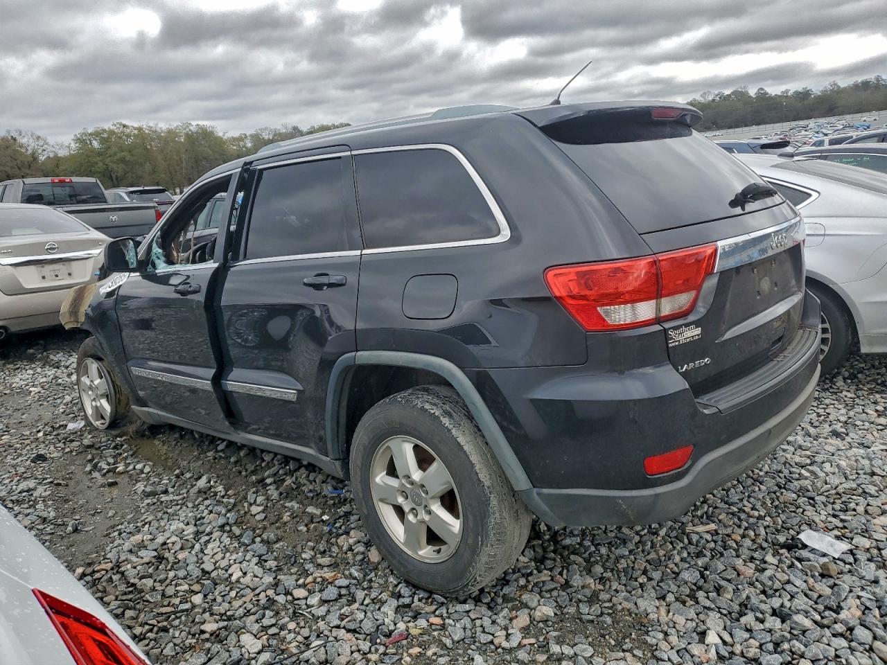 2012 Jeep Grand Cherokee Laredo Черный vin: 1C4RJEAG2CC157352