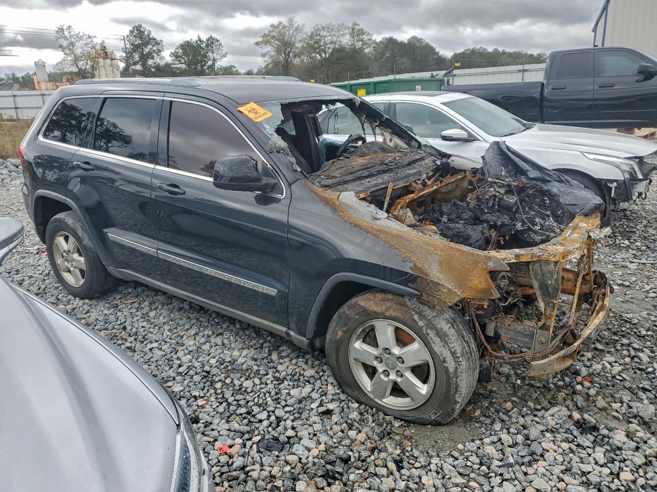 2012 Jeep Grand Cherokee Laredo Черный vin: 1C4RJEAG2CC157352