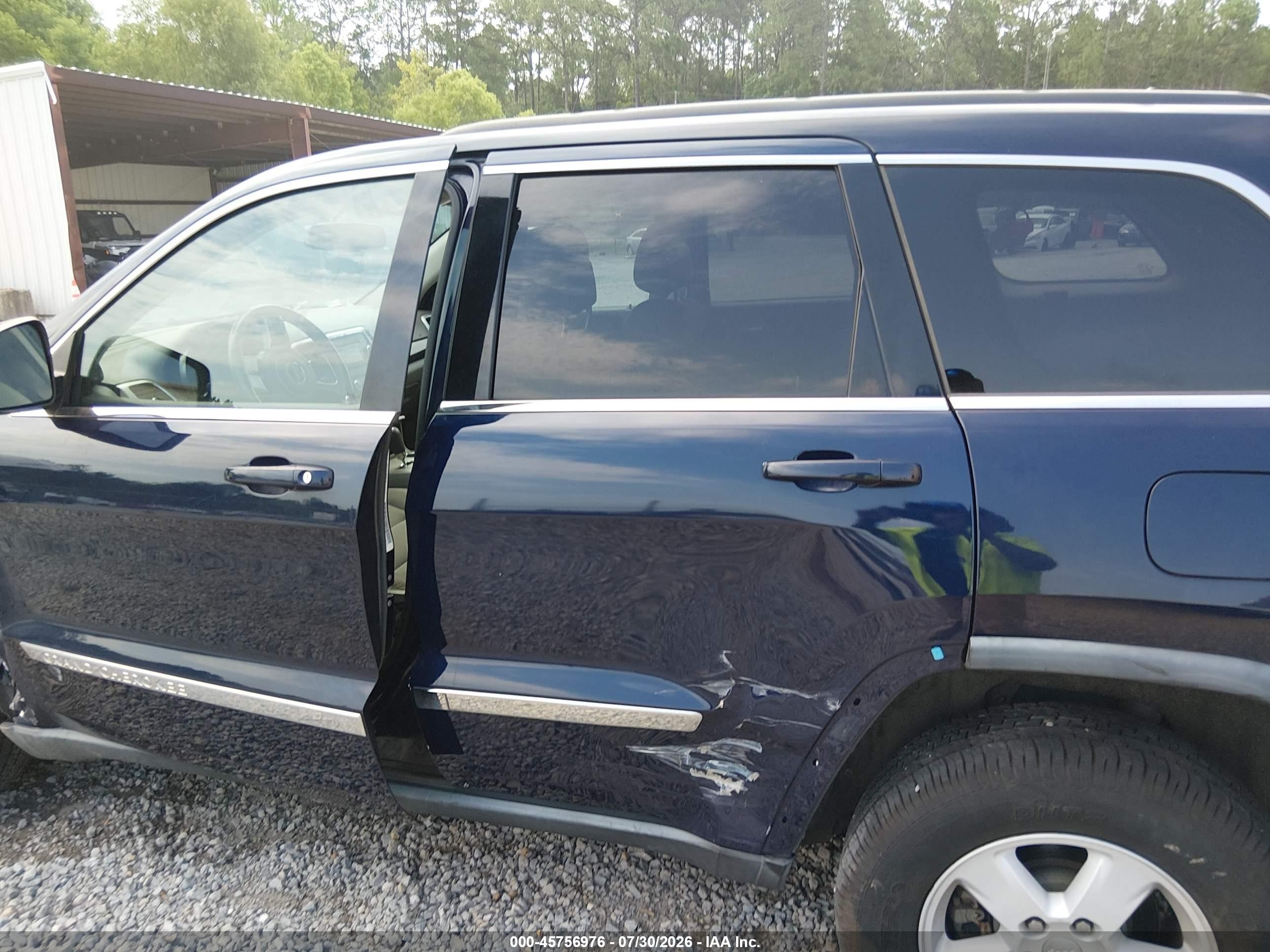 2012 Jeep Grand Cherokee Laredo Синий vin: 1C4RJEAG2CC236262