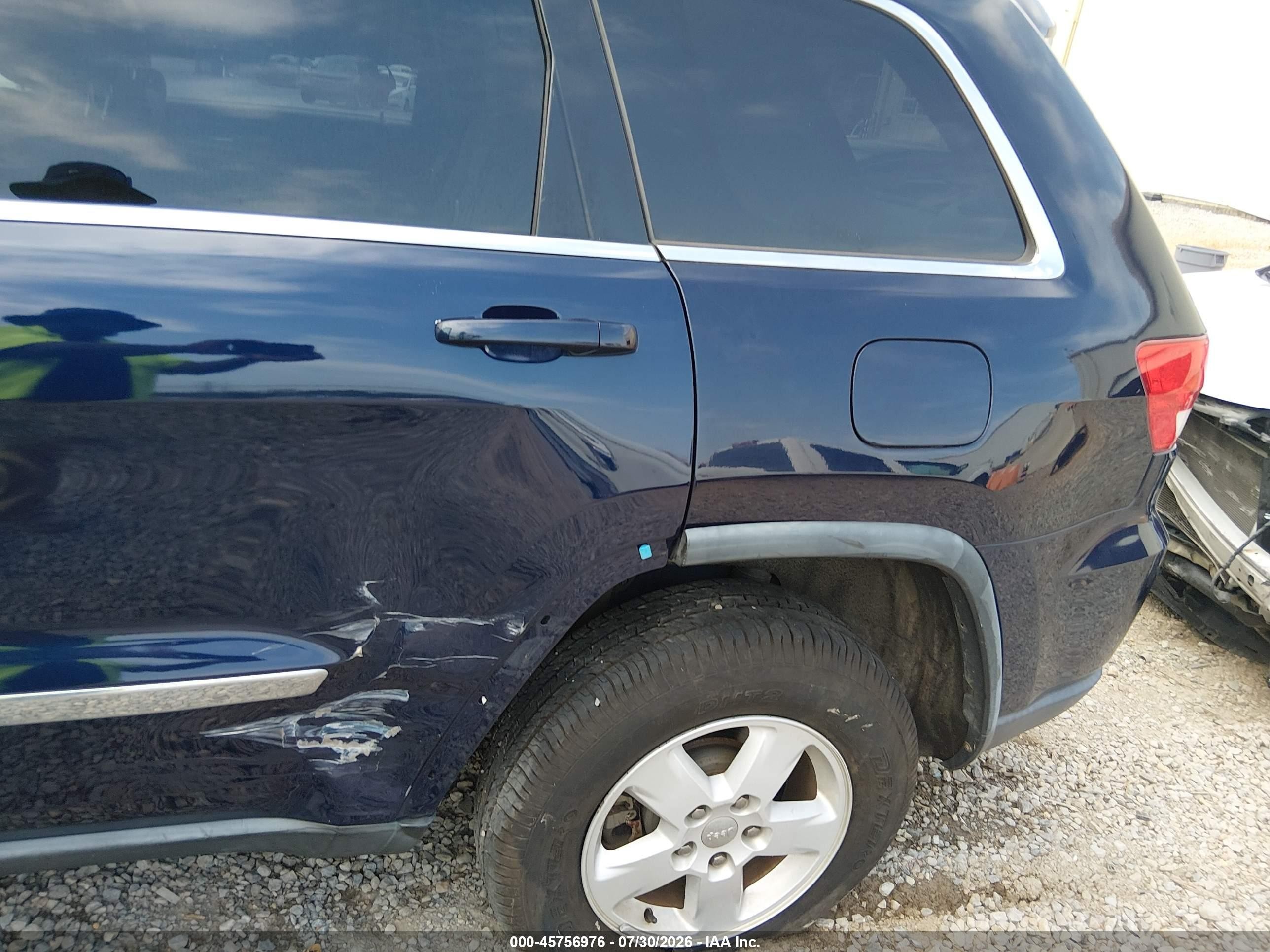 2012 Jeep Grand Cherokee Laredo Синий vin: 1C4RJEAG2CC236262