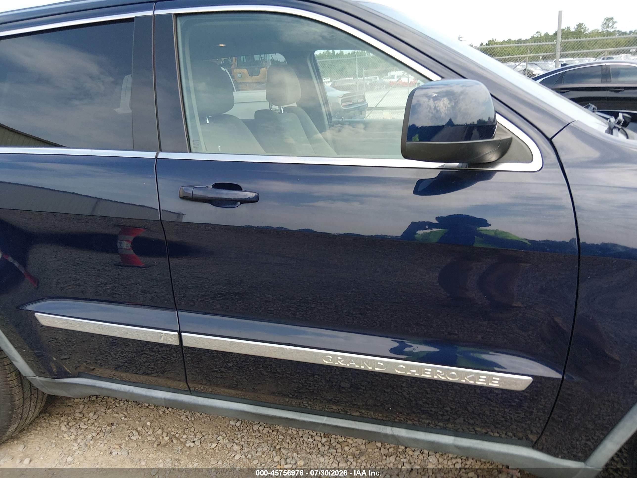 2012 Jeep Grand Cherokee Laredo Синий vin: 1C4RJEAG2CC236262