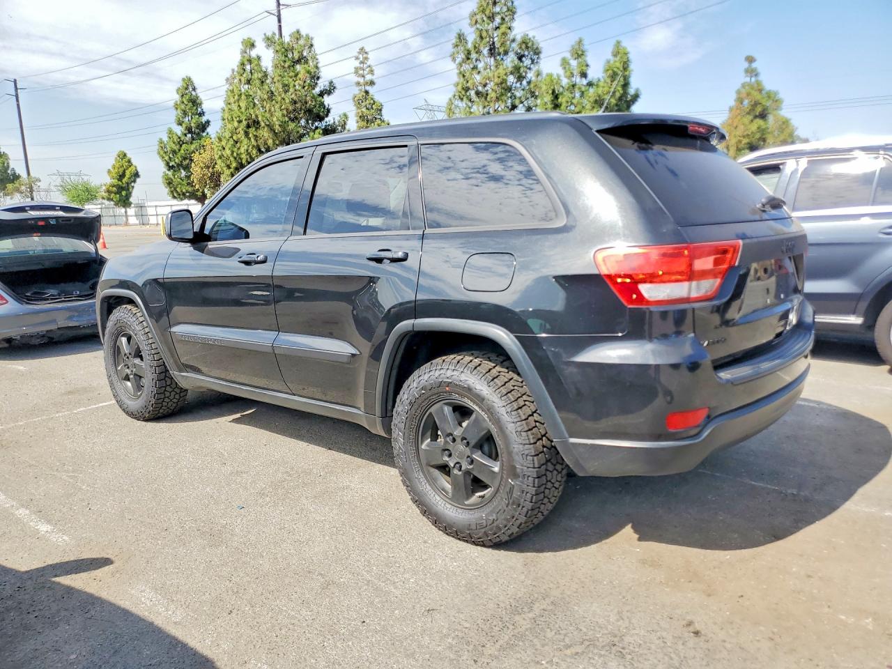 2012 Jeep Grand Cherokee Laredo Black vin: 1C4RJEAG2CC282044