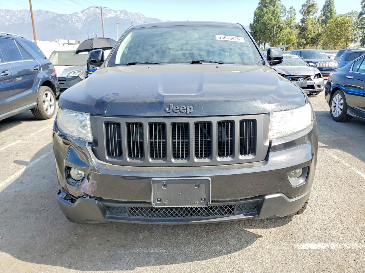 2012 Jeep Grand Cherokee Laredo Black vin: 1C4RJEAG2CC282044