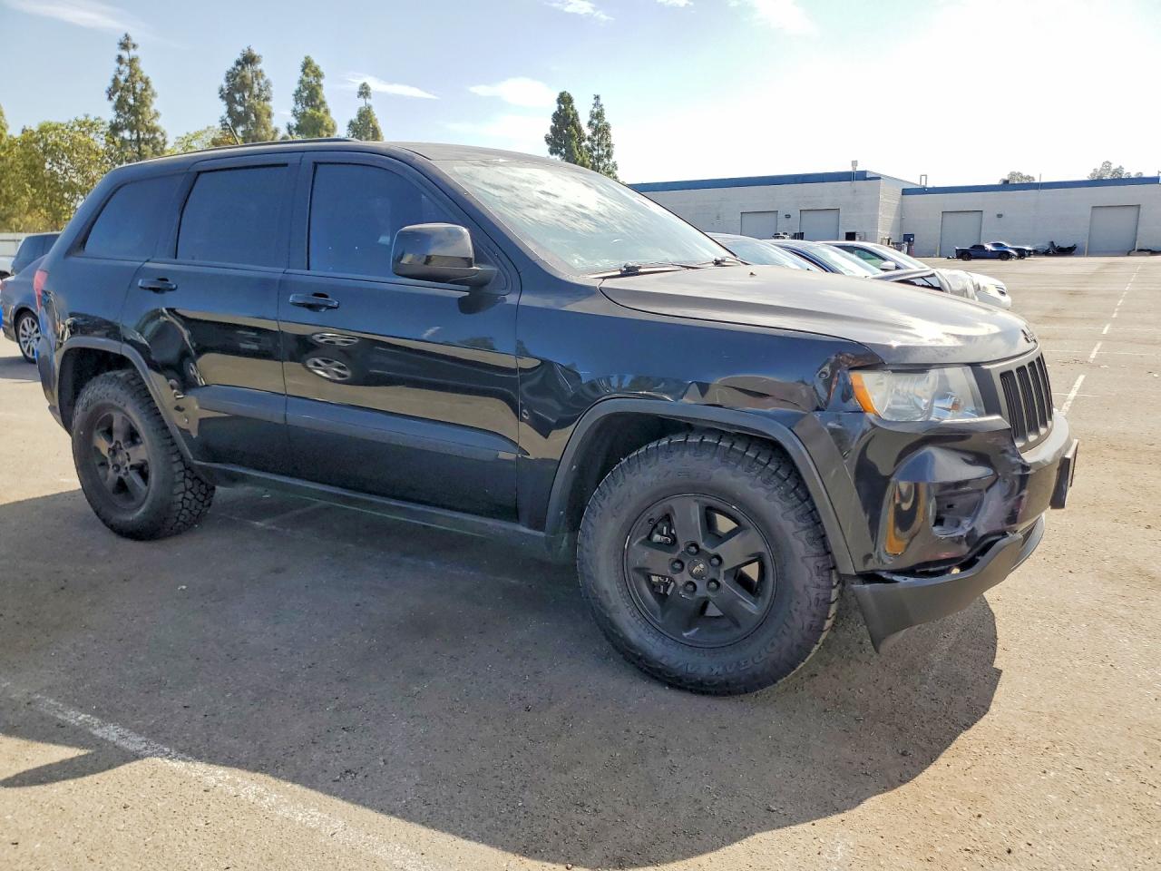 2012 Jeep Grand Cherokee Laredo Black vin: 1C4RJEAG2CC282044