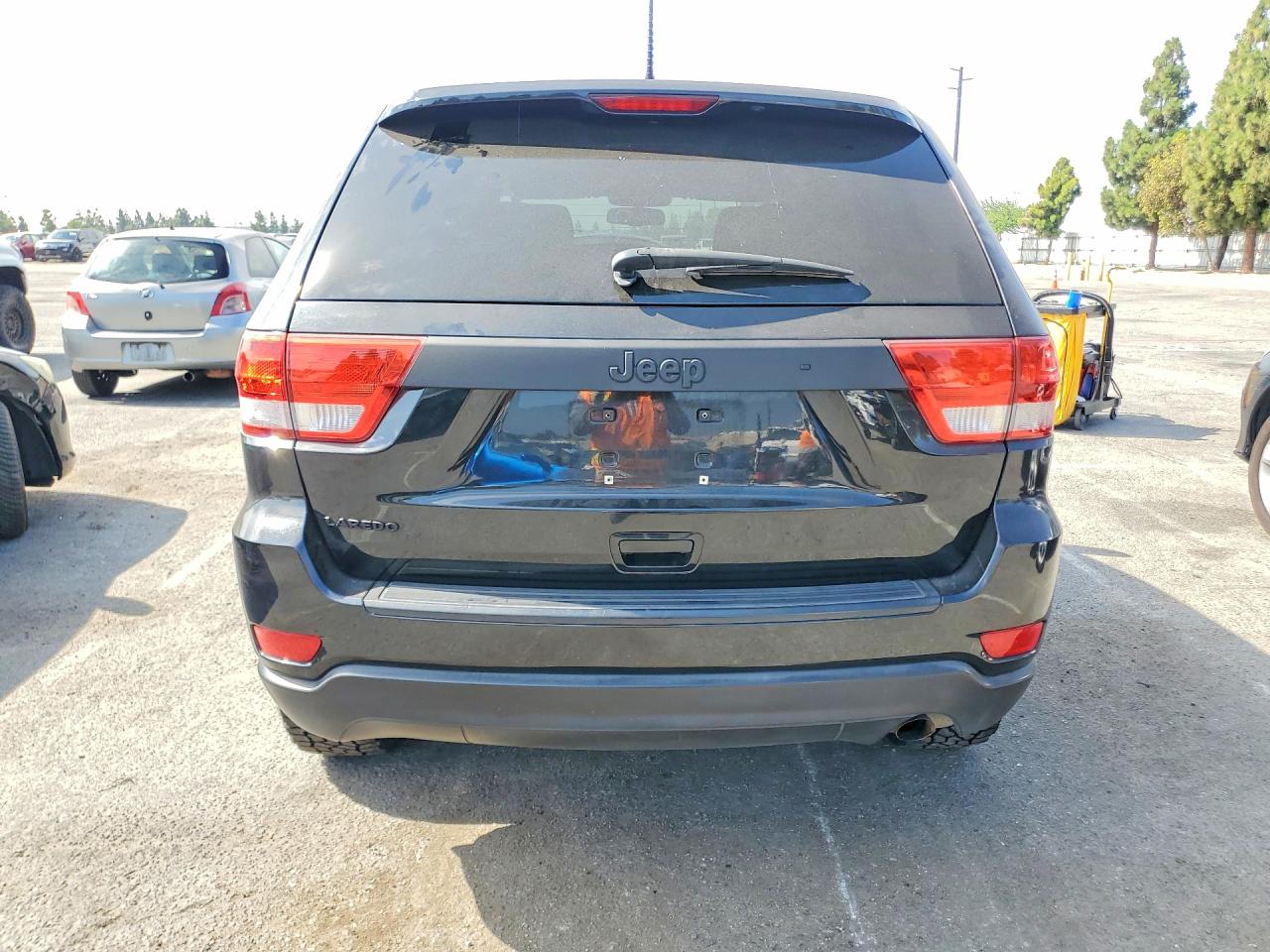 2012 Jeep Grand Cherokee Laredo Black vin: 1C4RJEAG2CC282044