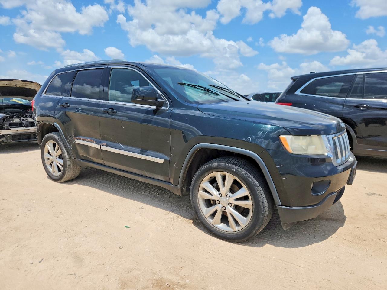 2012 Jeep Grand Cherokee Laredo Black vin: 1C4RJEAG2CC307170