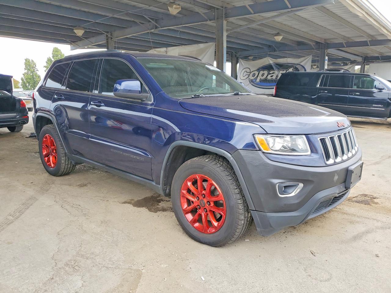 2015 Jeep Grand Cherokee Laredo Blue vin: 1C4RJEAG2FC131547