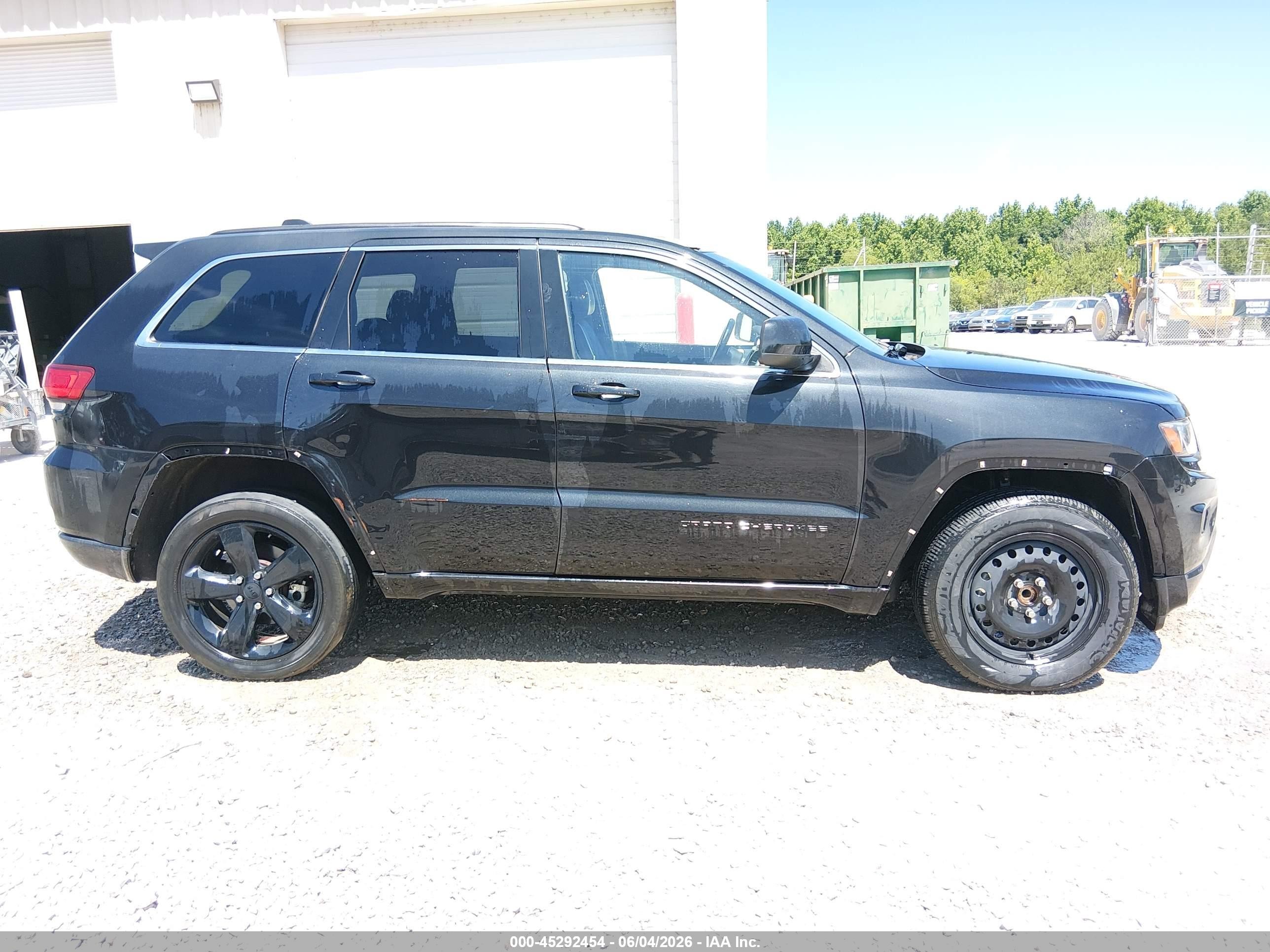 2015 Jeep Grand Cherokee Laredo Black vin: 1C4RJEAG2FC152432