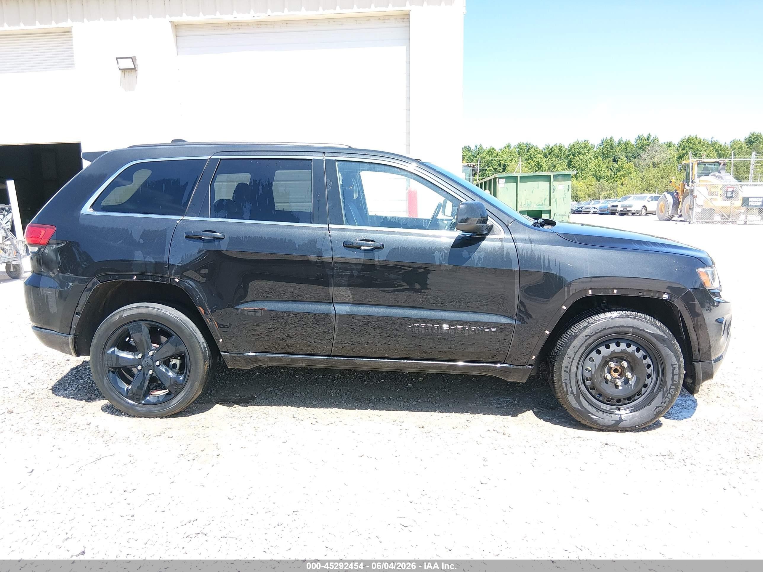 2015 Jeep Grand Cherokee Laredo Black vin: 1C4RJEAG2FC152432
