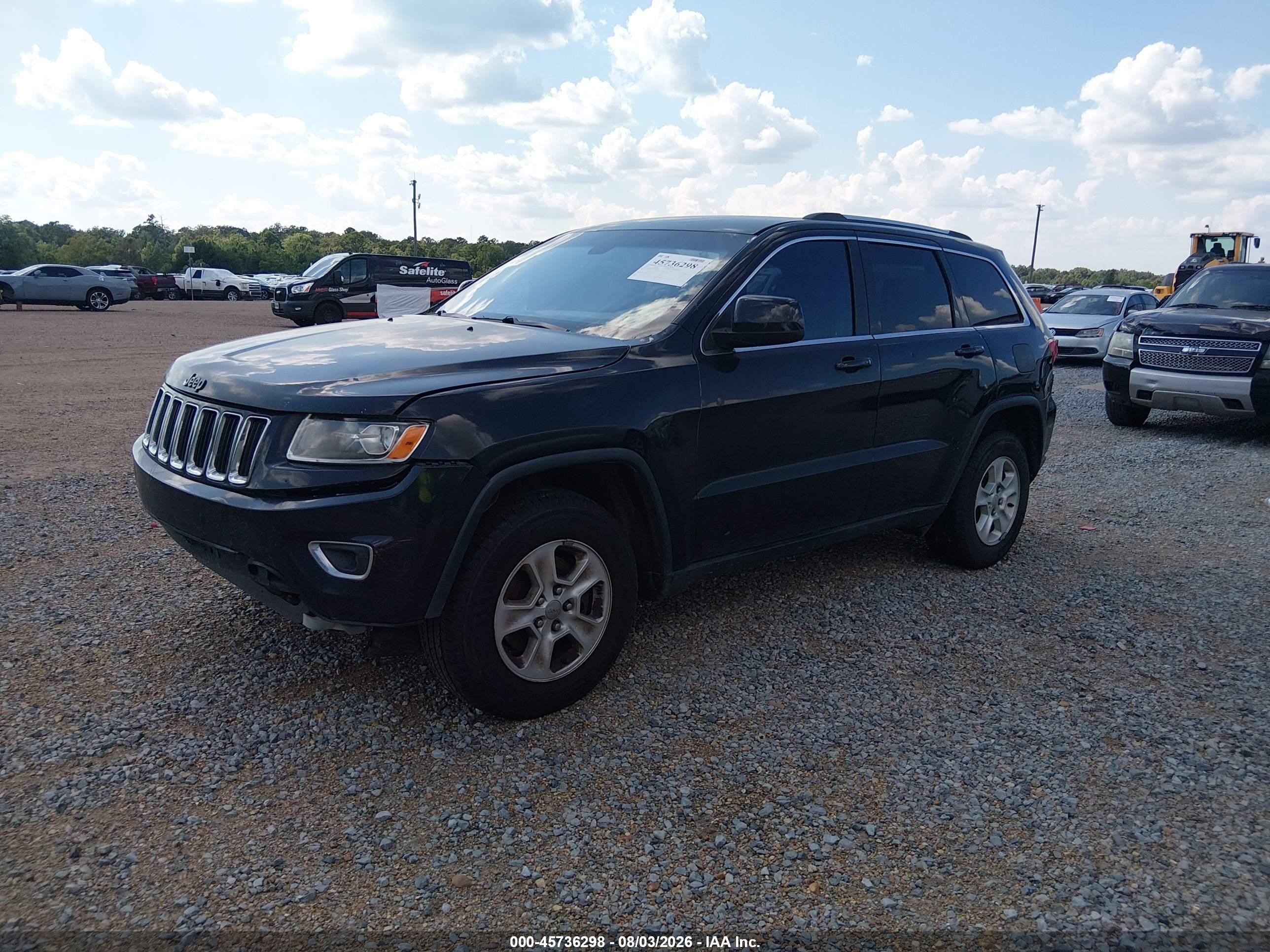 2015 Jeep Grand Cherokee Laredo Black vin: 1C4RJEAG2FC635404