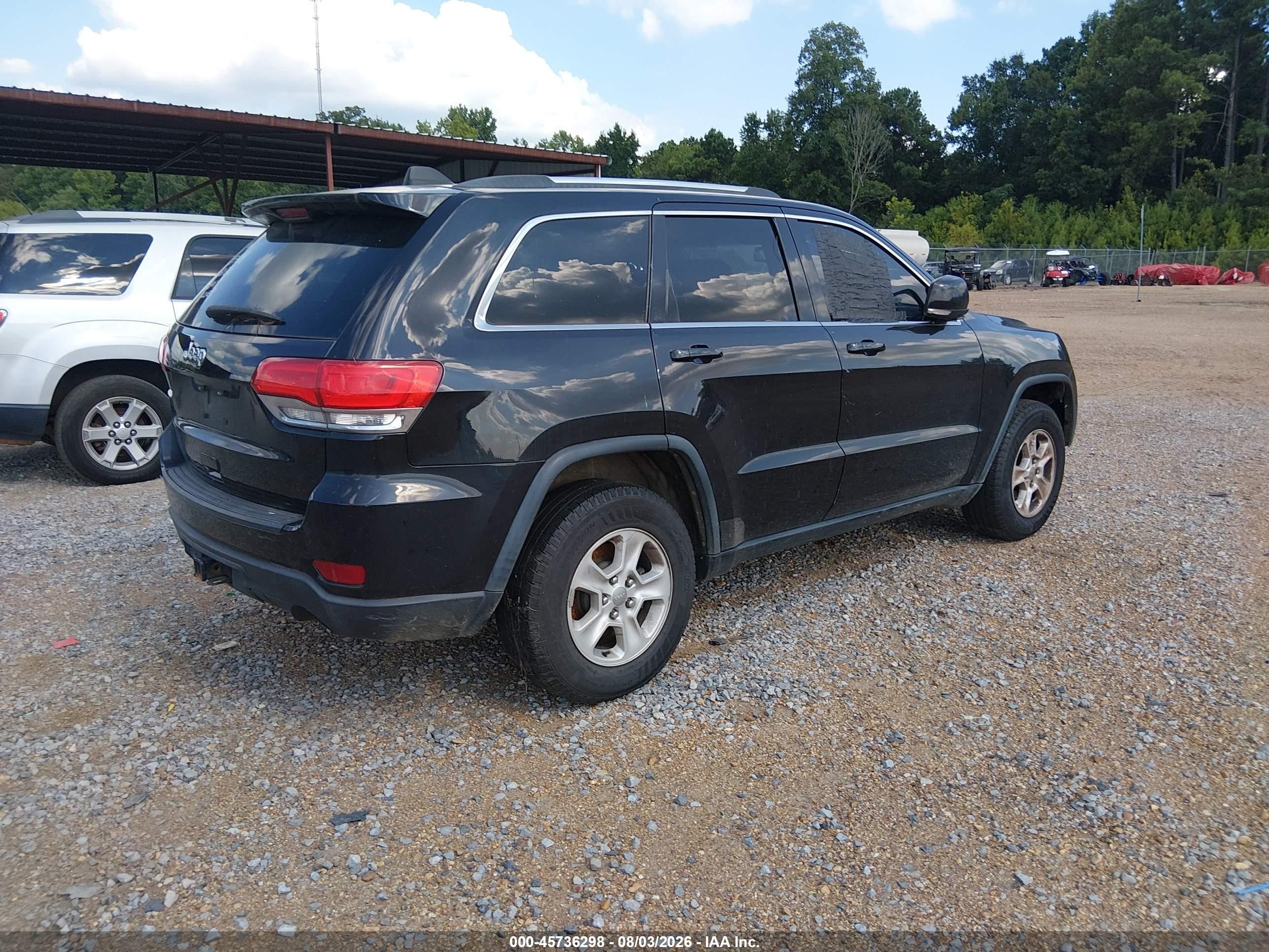 2015 Jeep Grand Cherokee Laredo Black vin: 1C4RJEAG2FC635404