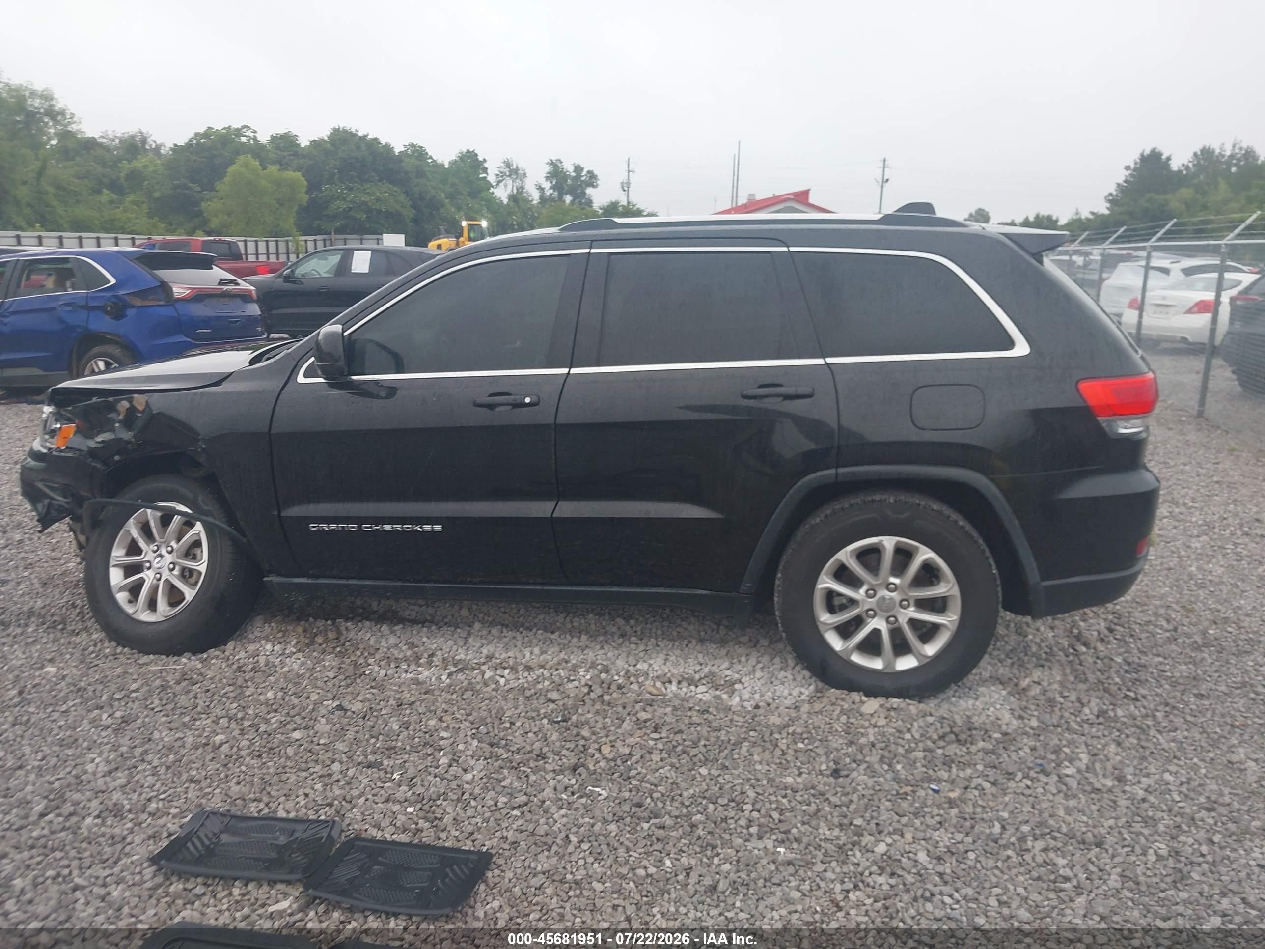 2015 Jeep Grand Cherokee Laredo Black vin: 1C4RJEAG2FC653983
