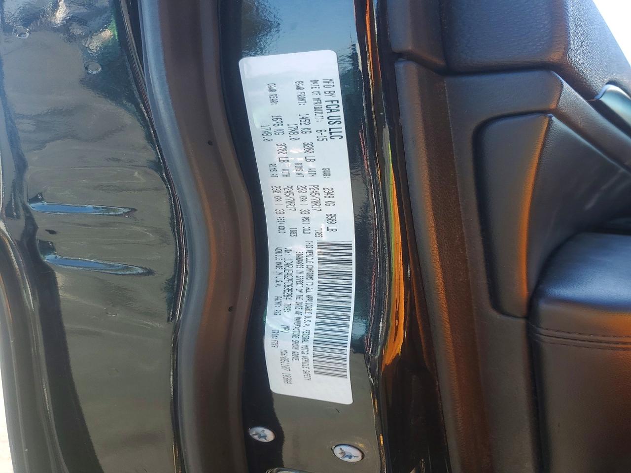 2015 Jeep Grand Cherokee Laredo Черный vin: 1C4RJEAG2FC895284