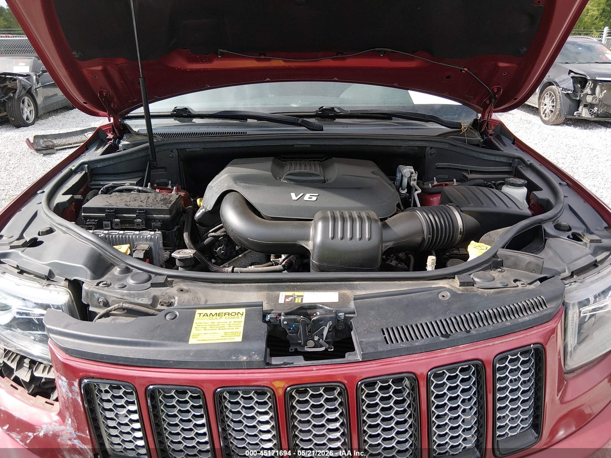 2015 Jeep Grand Cherokee Altitude Red vin: 1C4RJEAG2FC901276