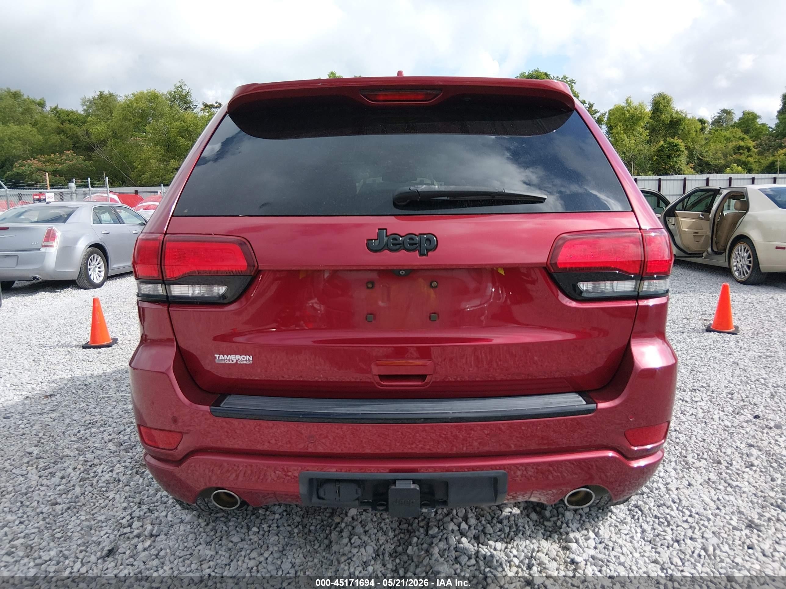 2015 Jeep Grand Cherokee Altitude Red vin: 1C4RJEAG2FC901276