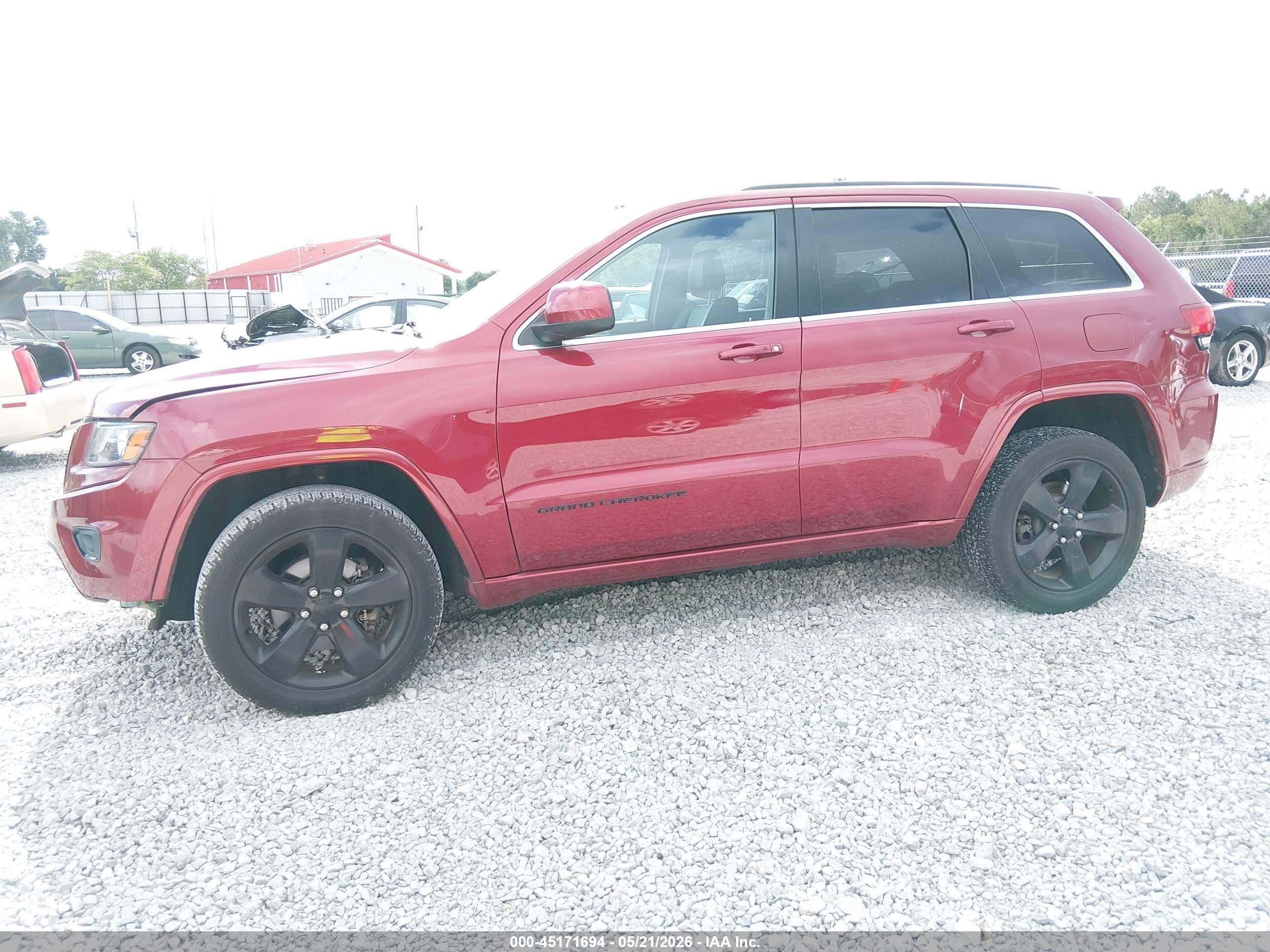 2015 Jeep Grand Cherokee Altitude Red vin: 1C4RJEAG2FC901276