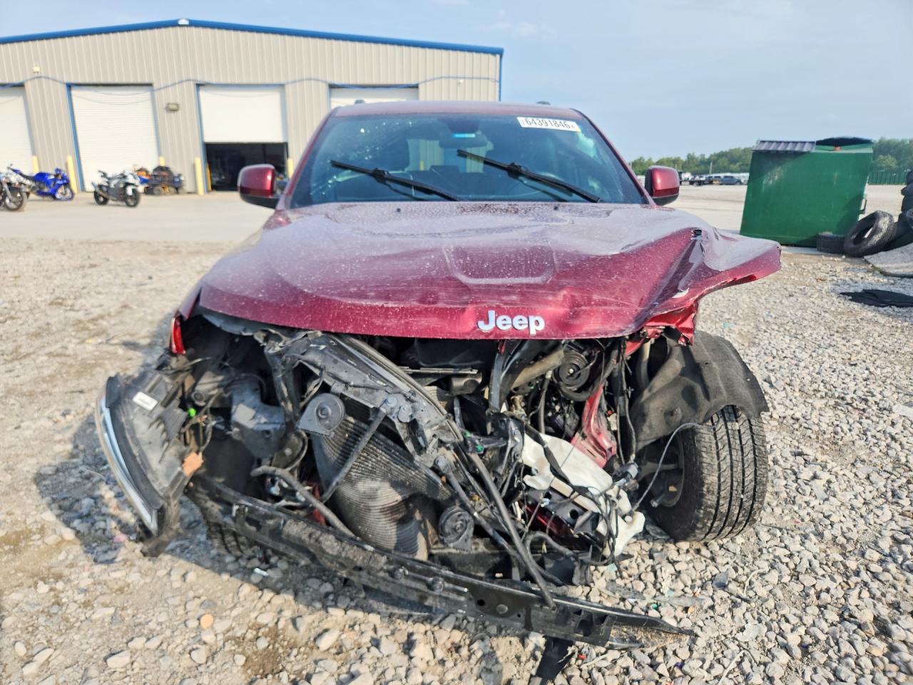 2021 Jeep Grand Cherokee Laredo Burgundy vin: 1C4RJEAG2MC625579