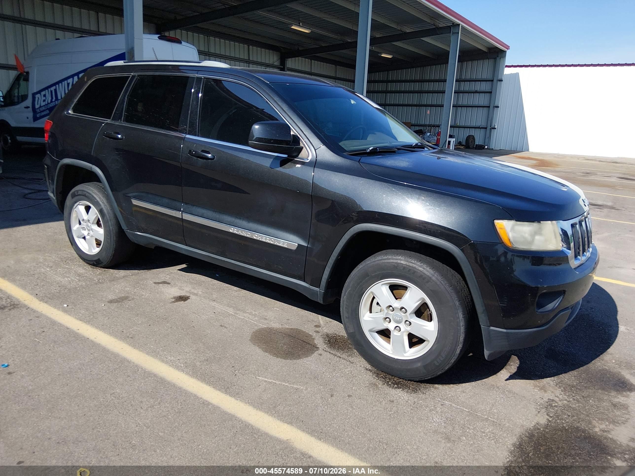 2012 Jeep Grand Cherokee Laredo Black vin: 1C4RJEAG3CC259890