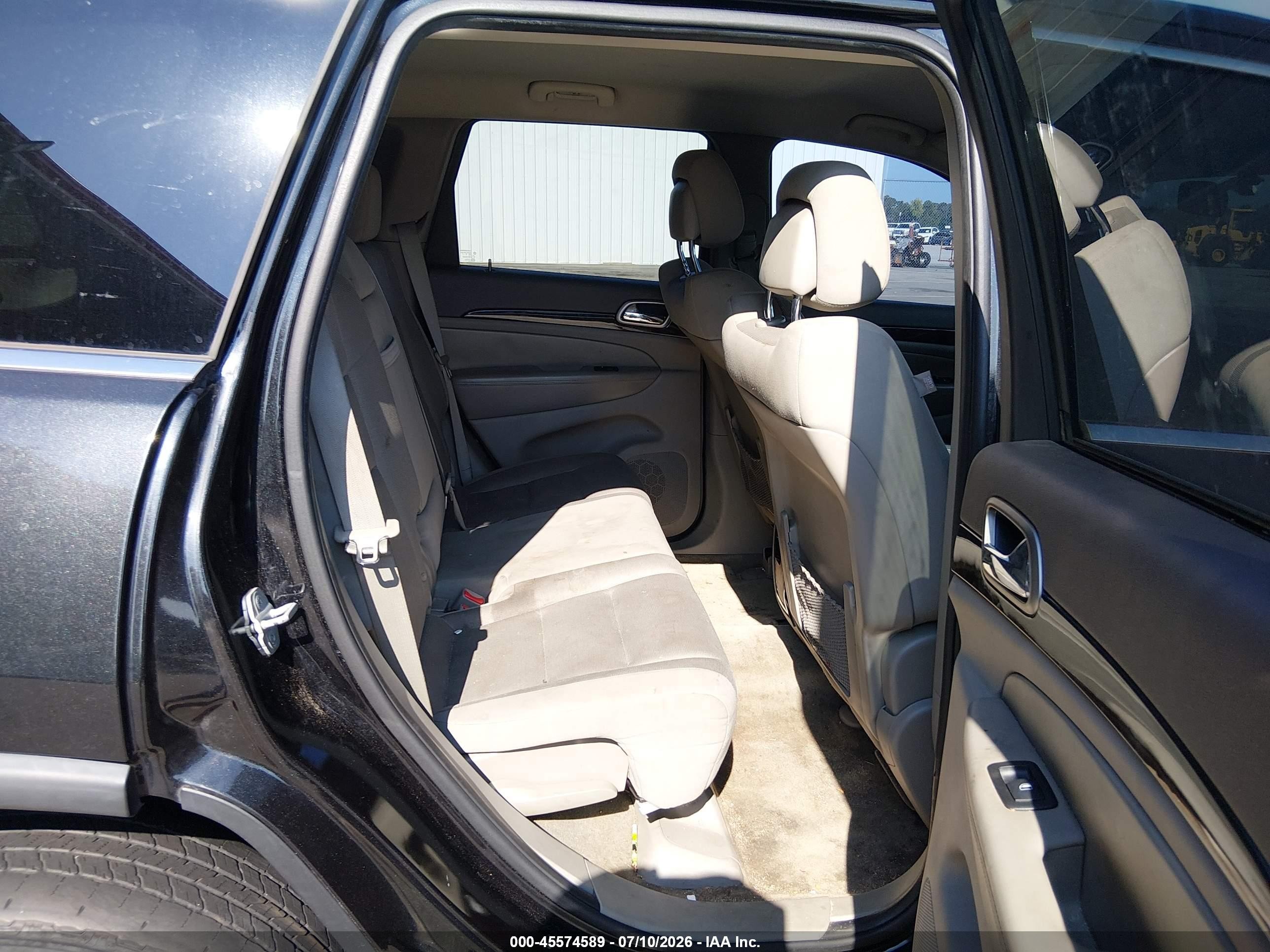 2012 Jeep Grand Cherokee Laredo Black vin: 1C4RJEAG3CC259890