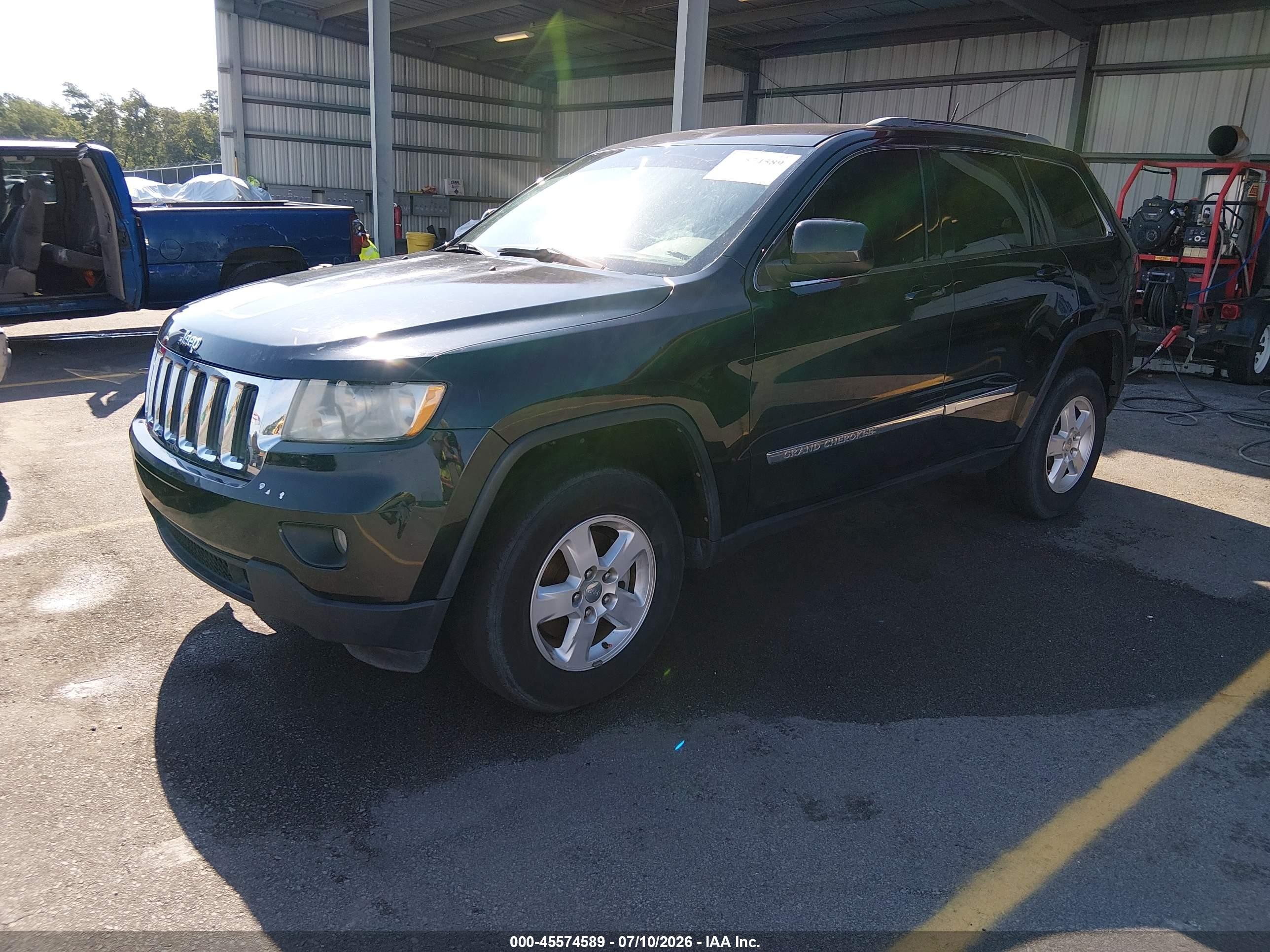 2012 Jeep Grand Cherokee Laredo Black vin: 1C4RJEAG3CC259890