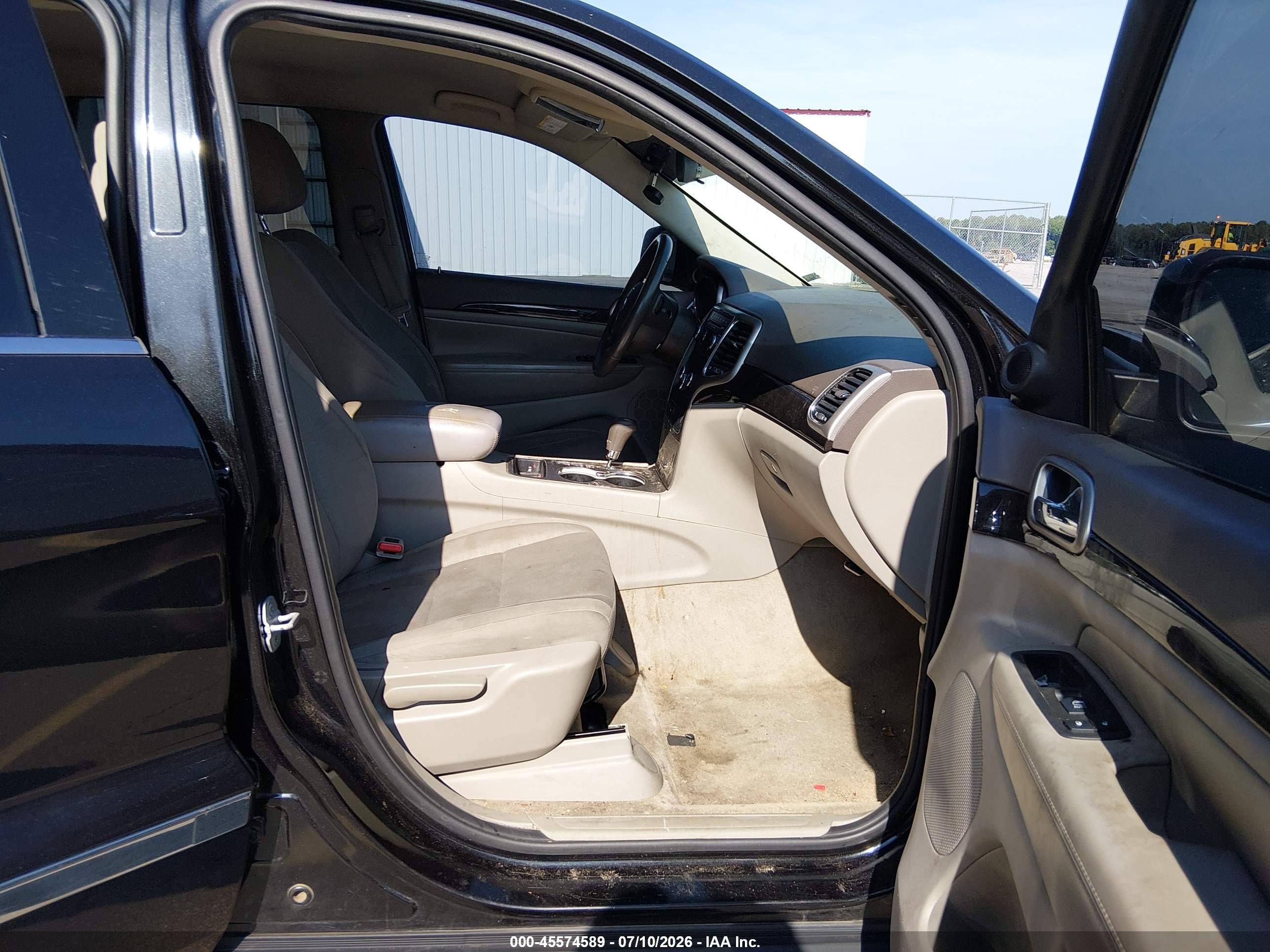 2012 Jeep Grand Cherokee Laredo Black vin: 1C4RJEAG3CC259890