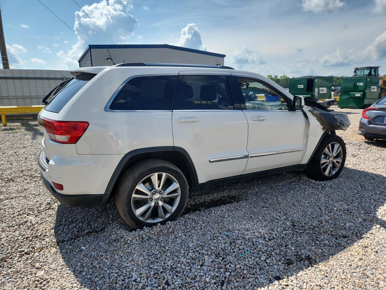 2012 Jeep Grand Cherokee Laredo White vin: 1C4RJEAG3CC291111