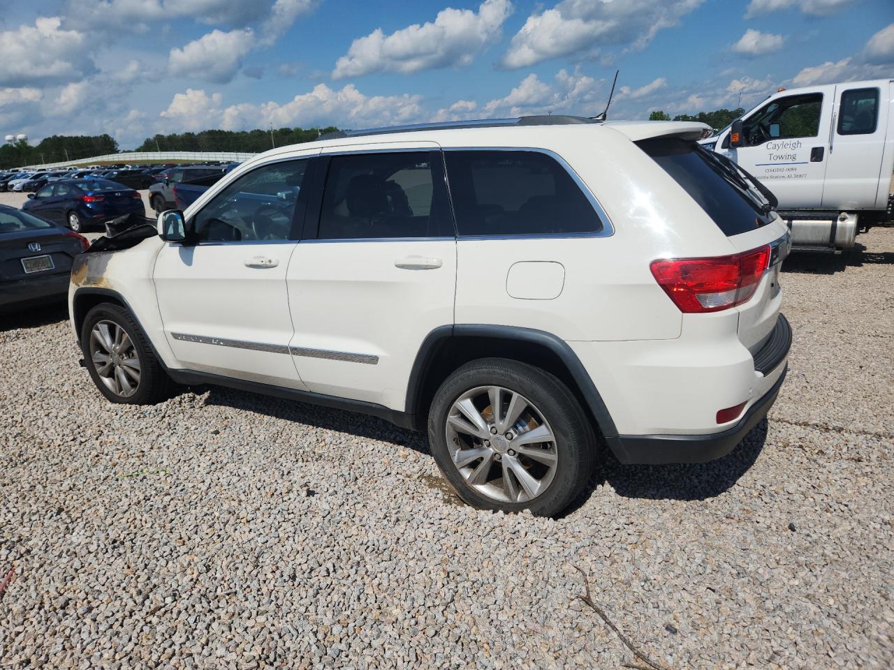 2012 Jeep Grand Cherokee Laredo White vin: 1C4RJEAG3CC291111